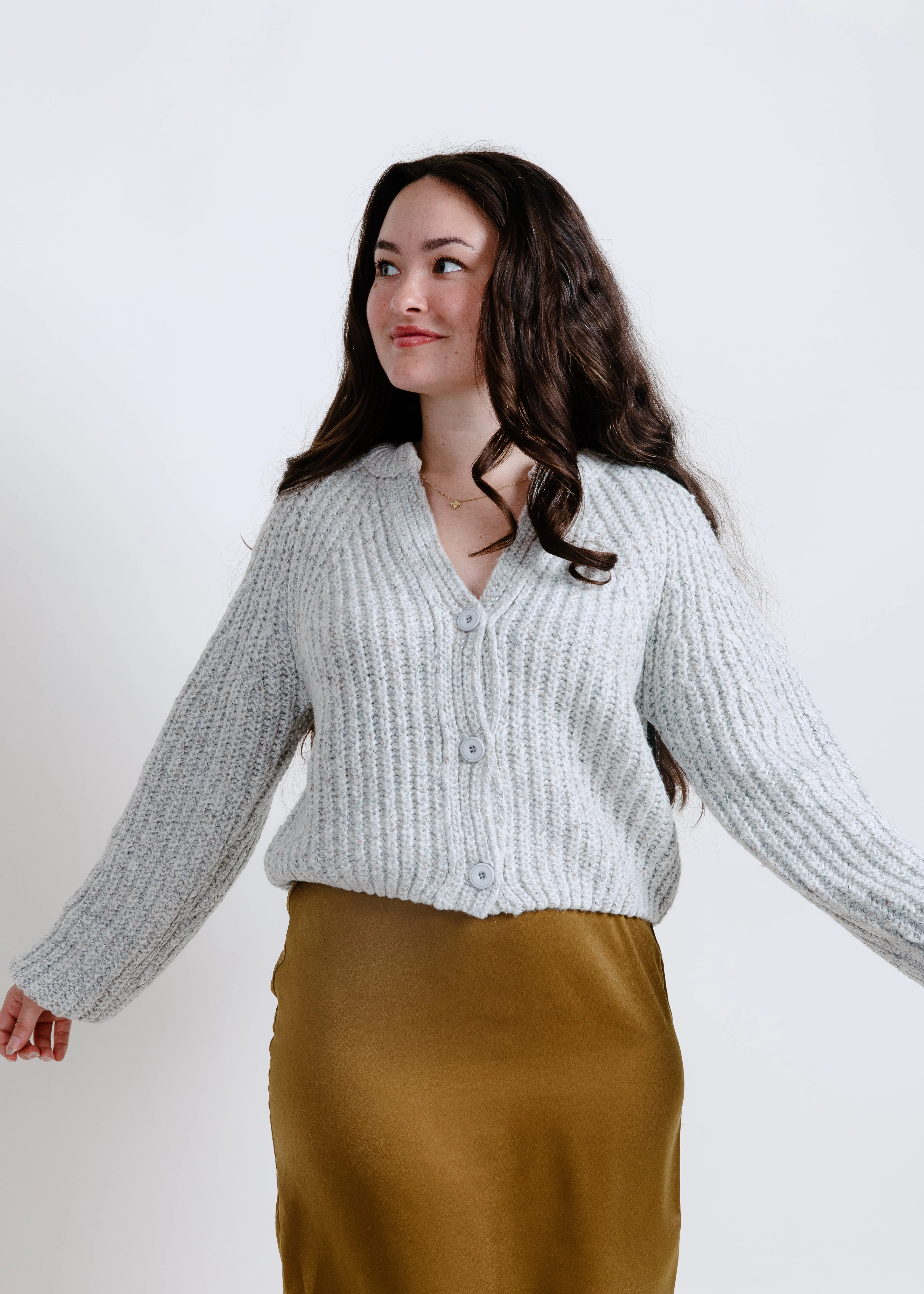 Kaity Satin Side Slit Midi Skirt sold by Vinnie Louise product image thumbnail 4