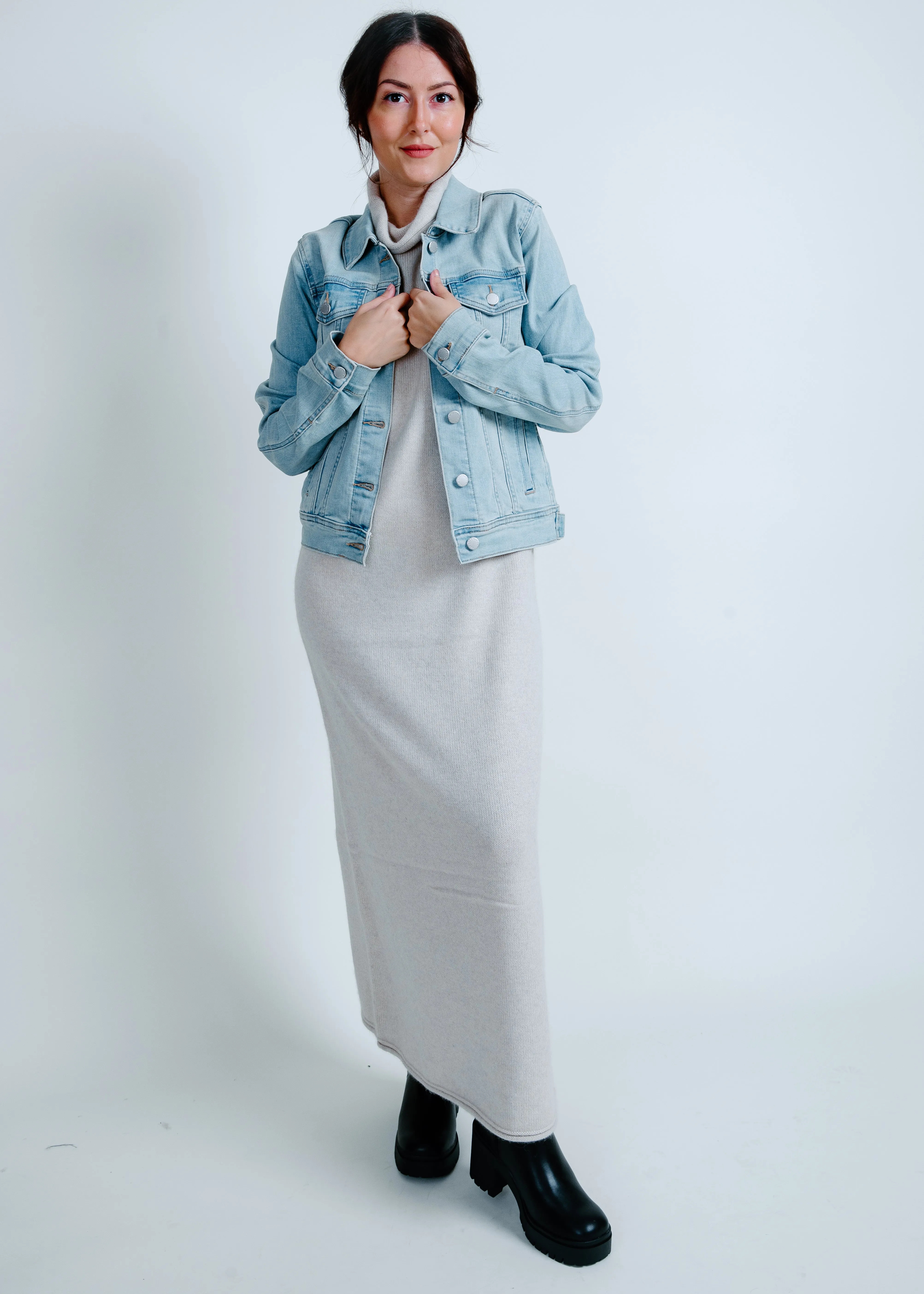 Alexia Denim Jacket -  Light Denim sold by Vinnie Louise product image thumbnail 5