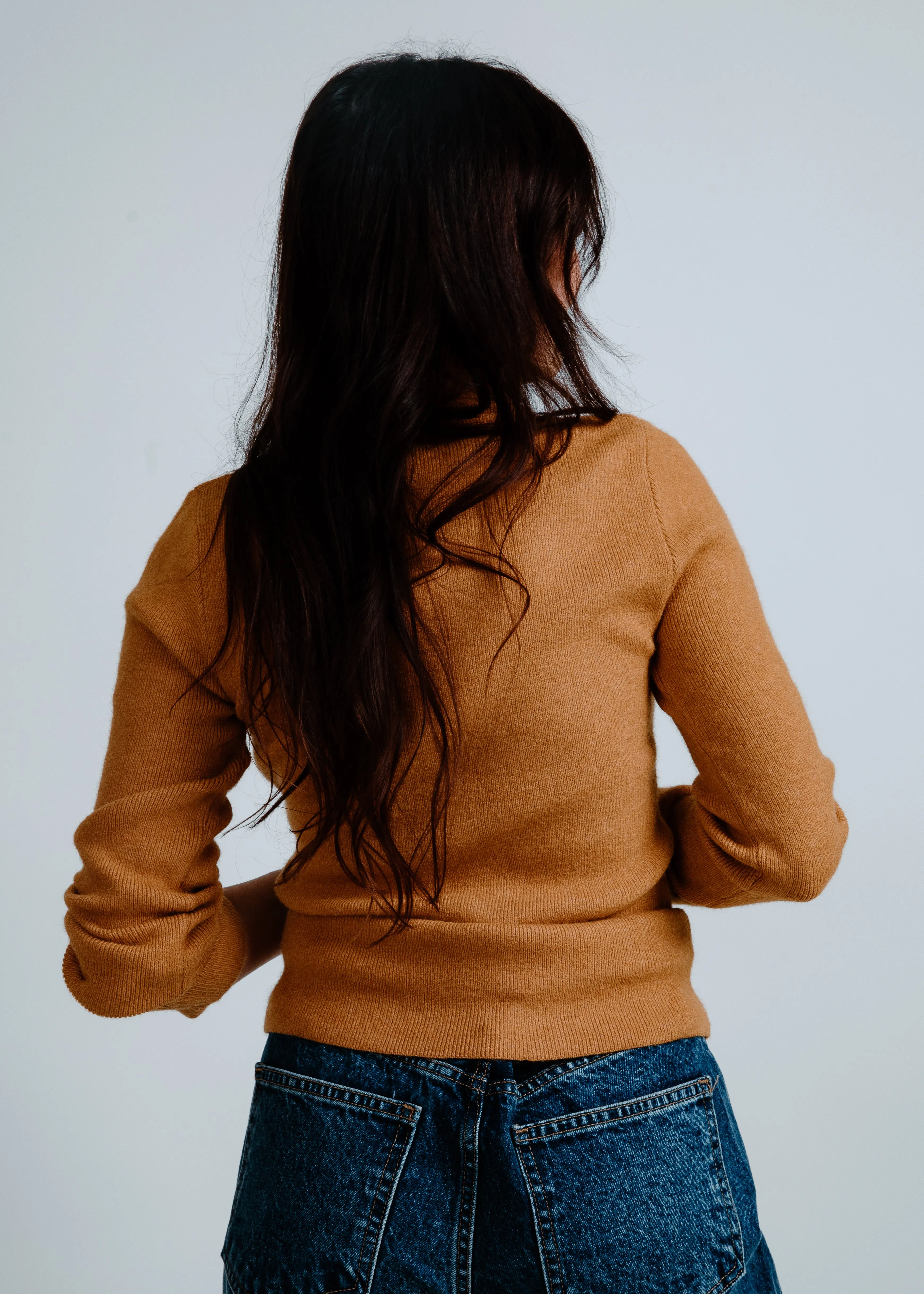 Clara Turtleneck Sweater - Camel sold by Vinnie Louise product image thumbnail 3
