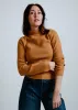 Clara Turtleneck Sweater - Camel sold by Vinnie Louise
