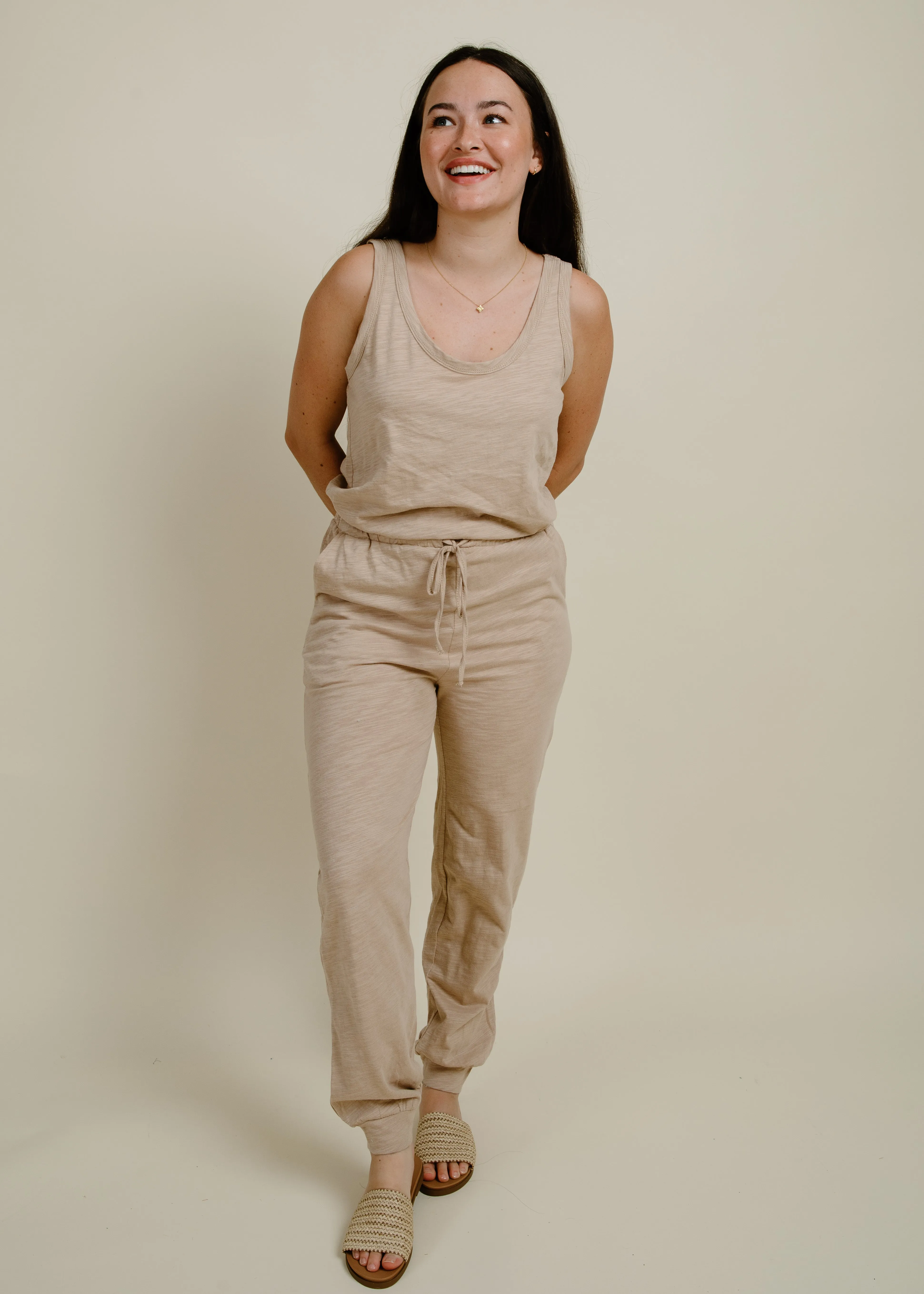 Camden Cozy Jumpsuit + Cardigan Set - Ash sold by Vinnie Louise product image thumbnail 3