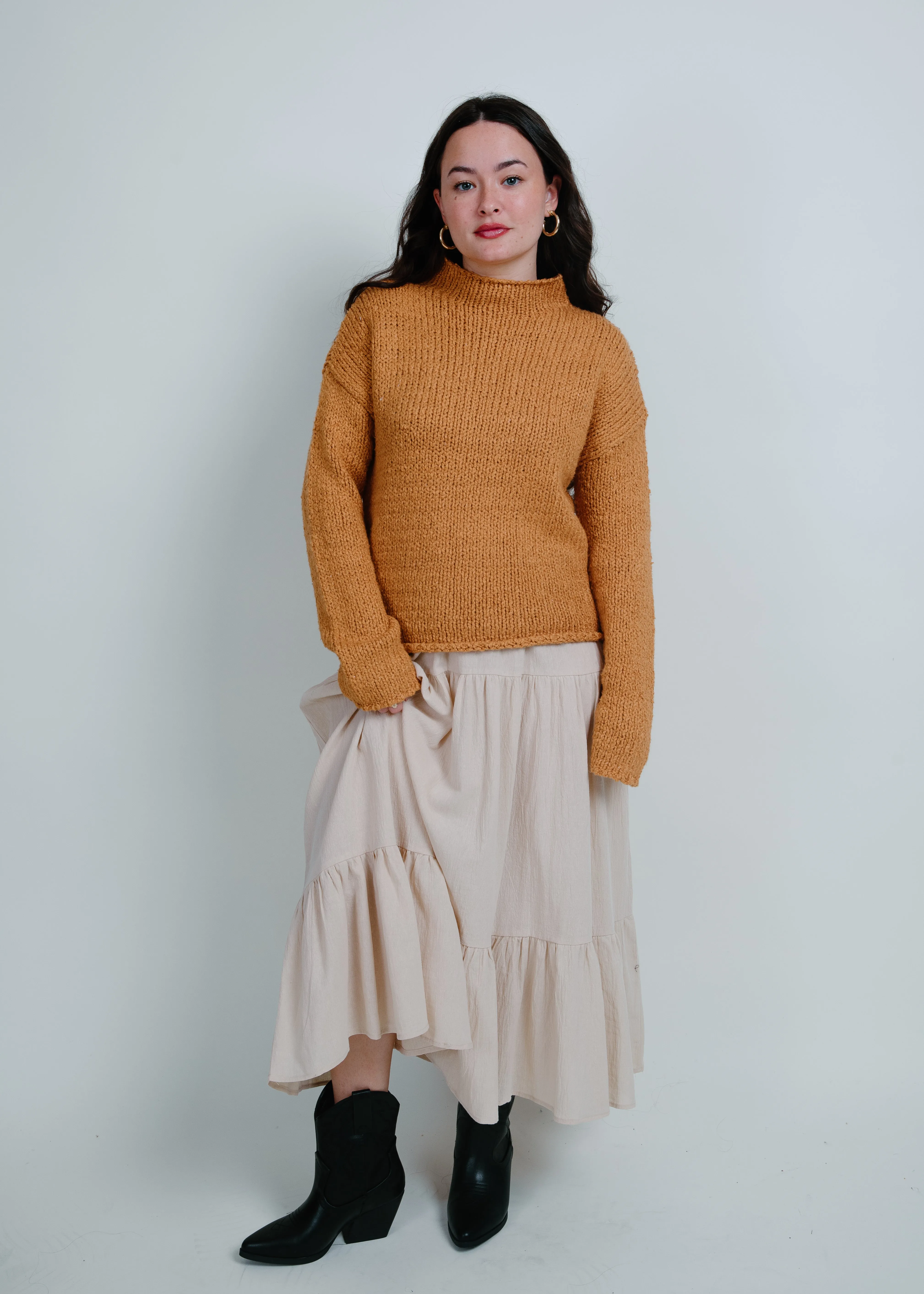 Greta Camel Sweater sold by Vinnie Louise product image thumbnail 3