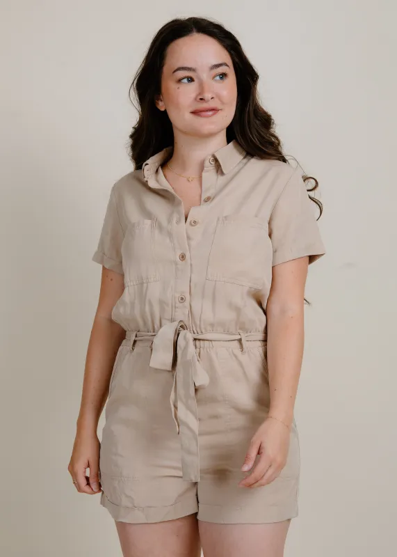 Karina Romper - Khaki sold by Vinnie Louise