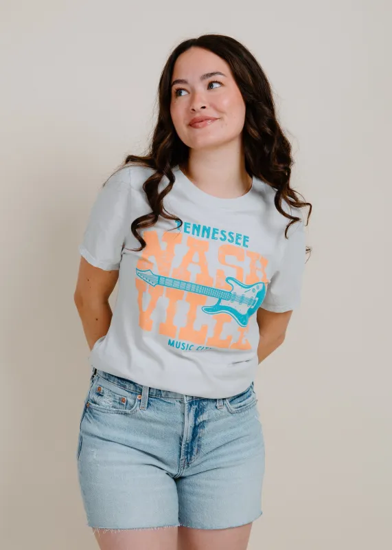 Rock Out In Nash Tee - Grey sold by Vinnie Louise