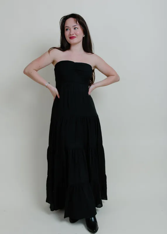 Romantic Nights Maxi Dress - Black sold by Vinnie Louise