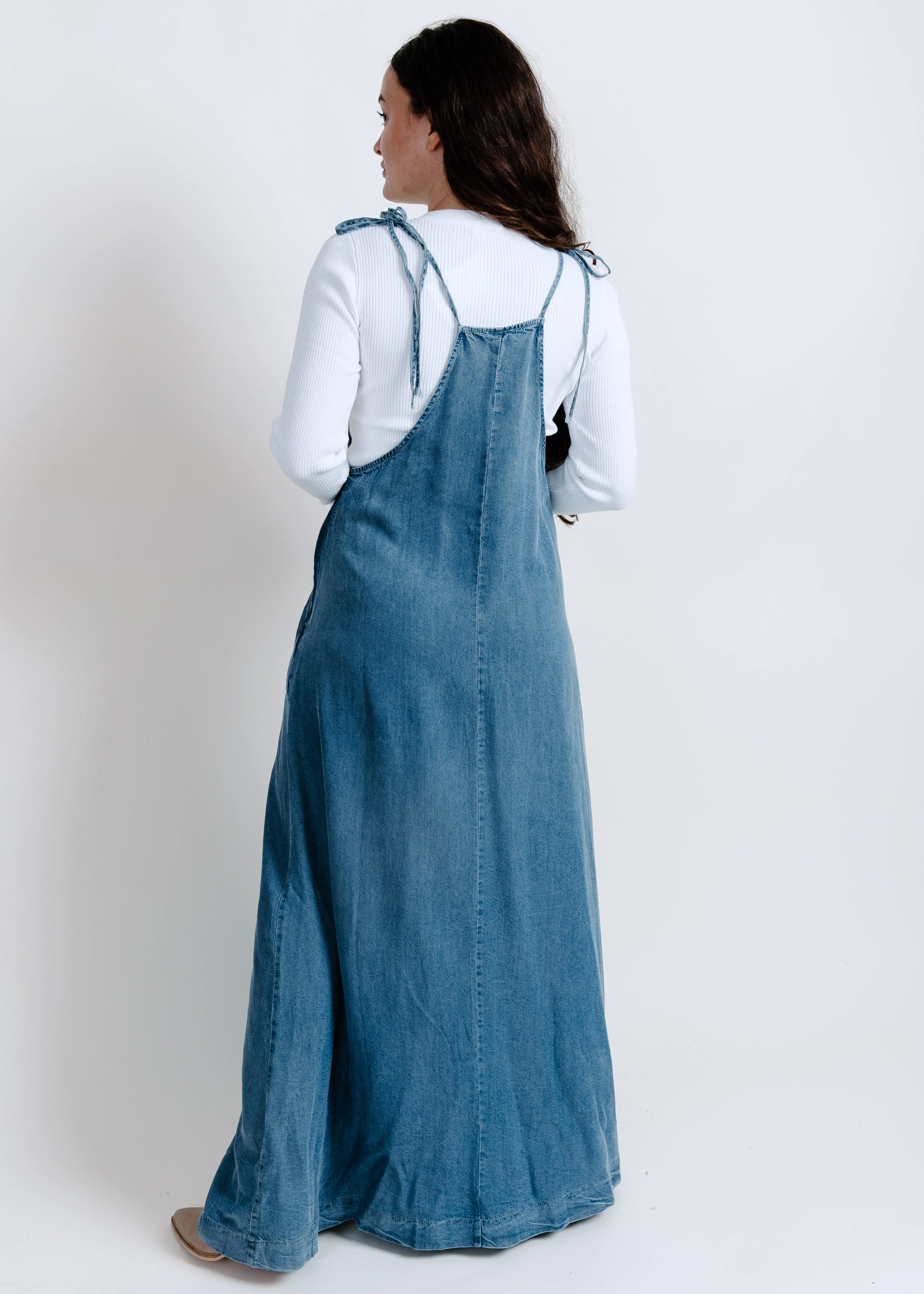 Daisy Tie Shoulder Maxi Dress sold by Vinnie Louise product image thumbnail 3