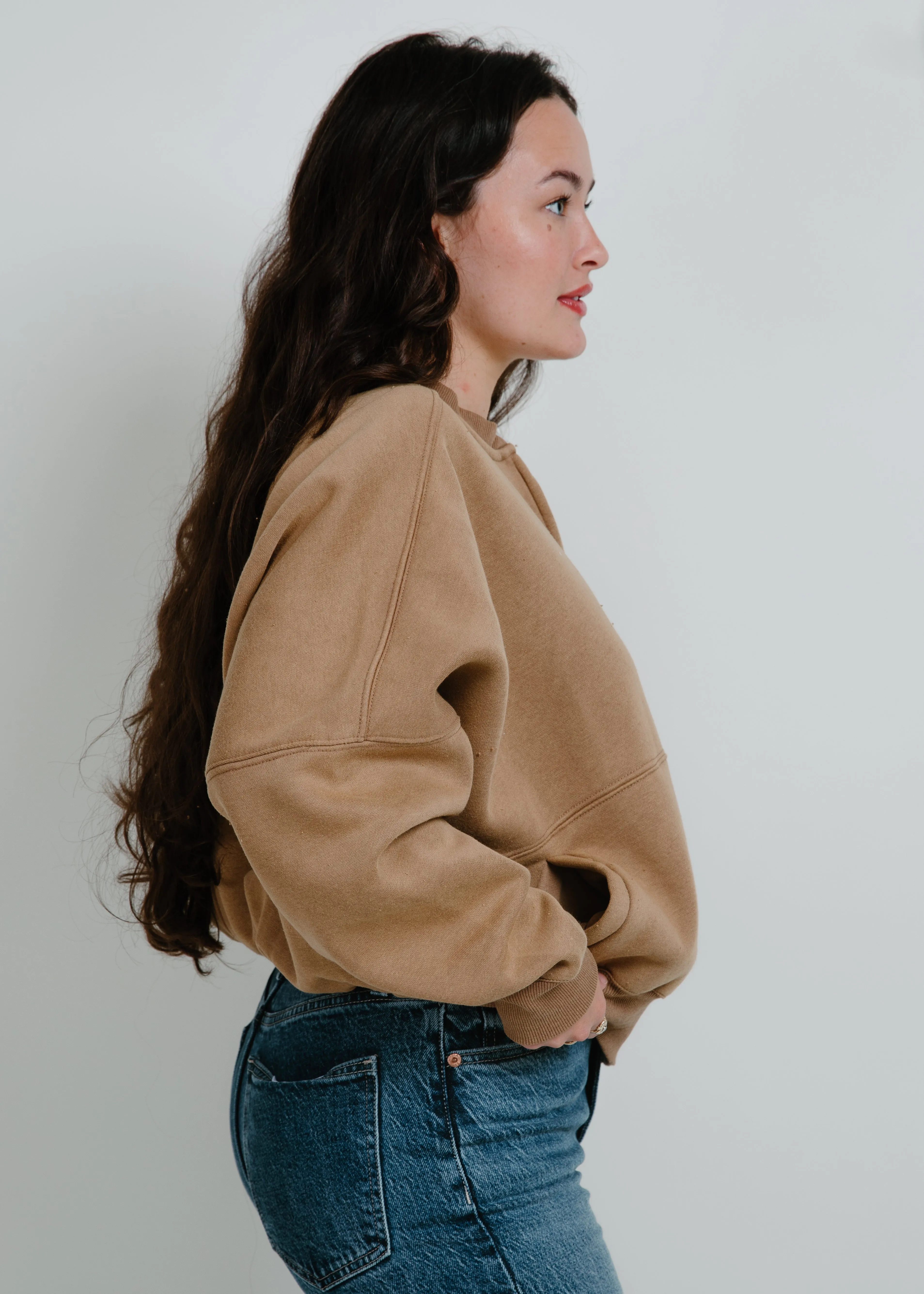 French Terry Zip-Front Jacket sold by Vinnie Louise product image thumbnail 4