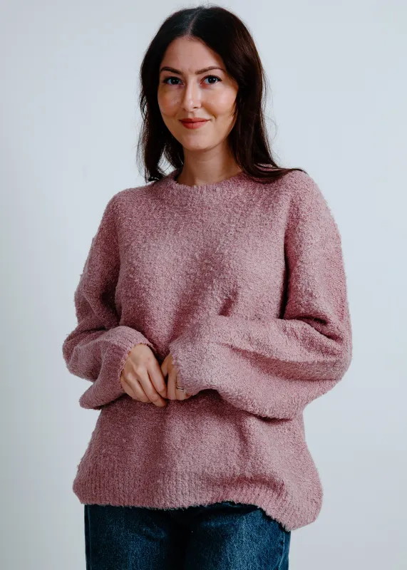 Alpine Cozy Crew Neck Sweater - Rose Wood sold by Vinnie Louise