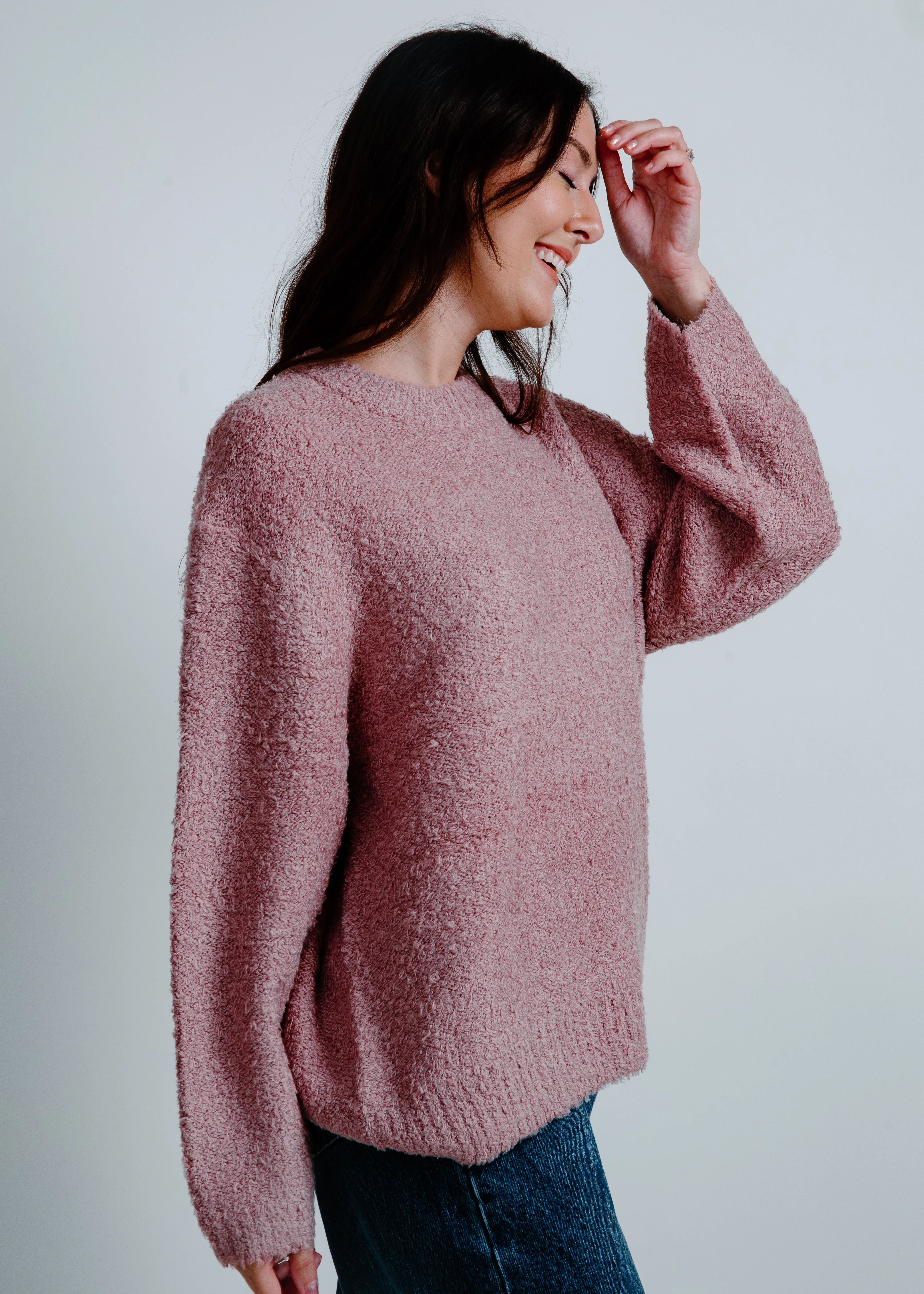 Alpine Cozy Crew Neck Sweater - Rose Wood sold by Vinnie Louise product image thumbnail 5