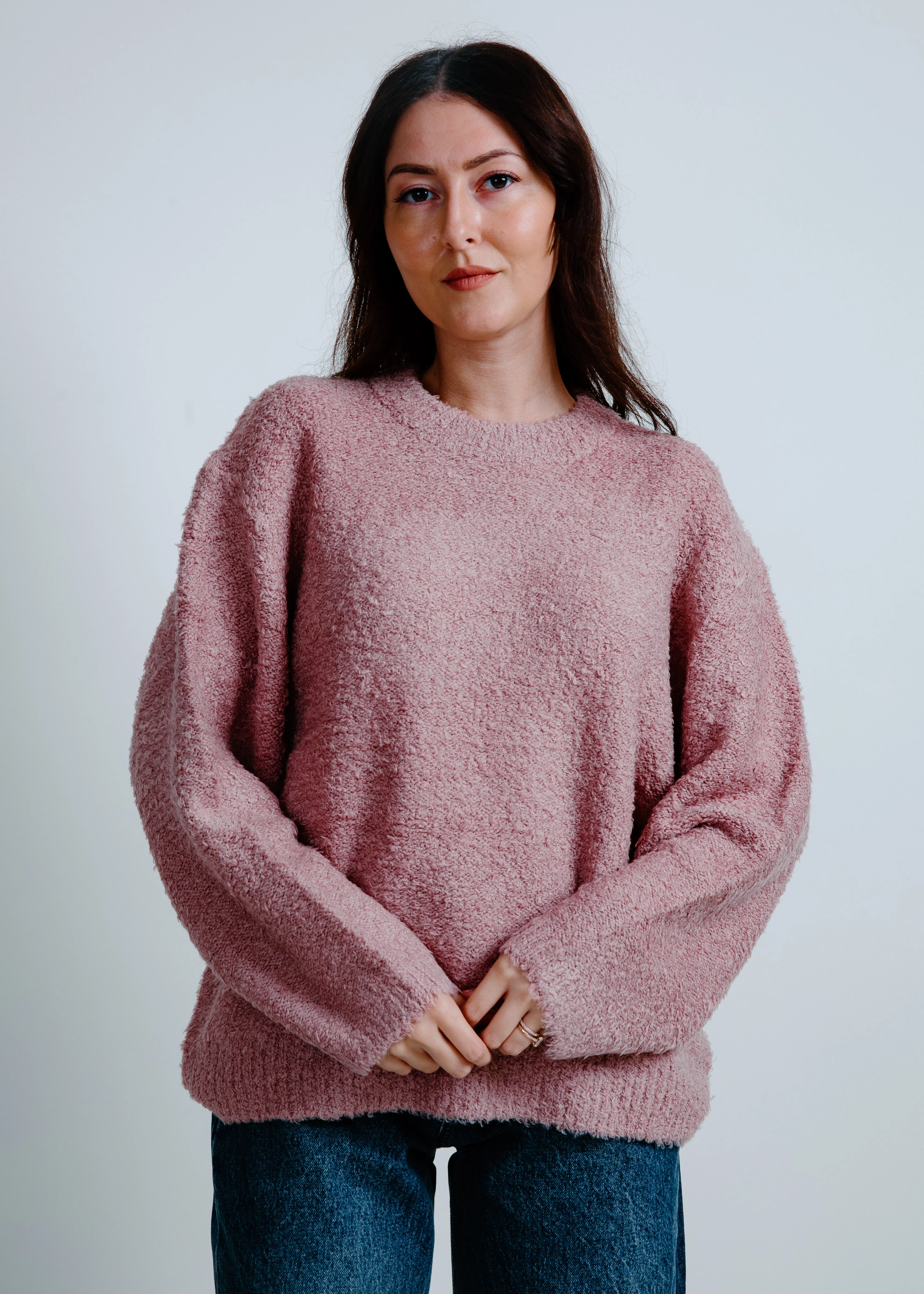 Alpine Cozy Crew Neck Sweater - Rose Wood sold by Vinnie Louise product image thumbnail 4