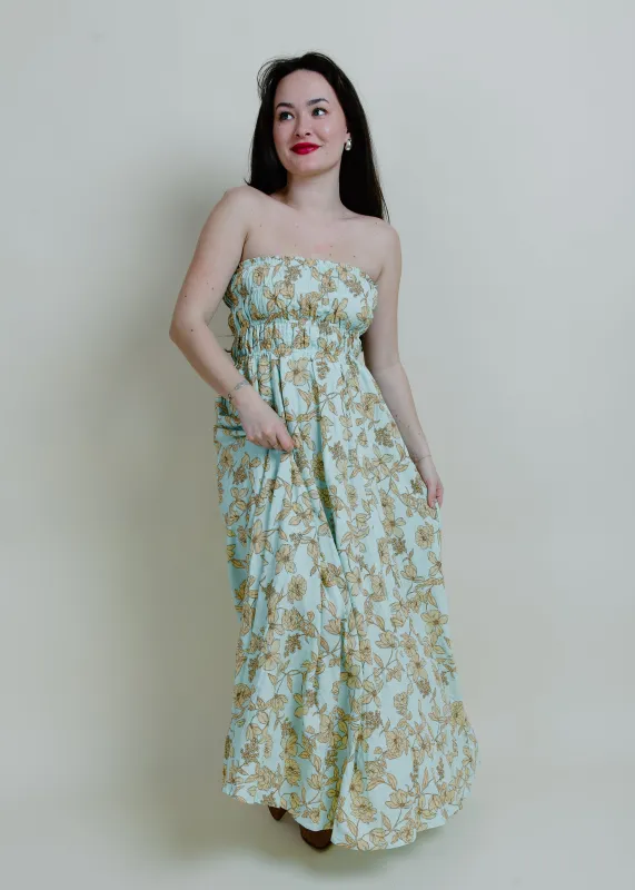 Donna Strapless Maxi Dress sold by Vinnie Louise