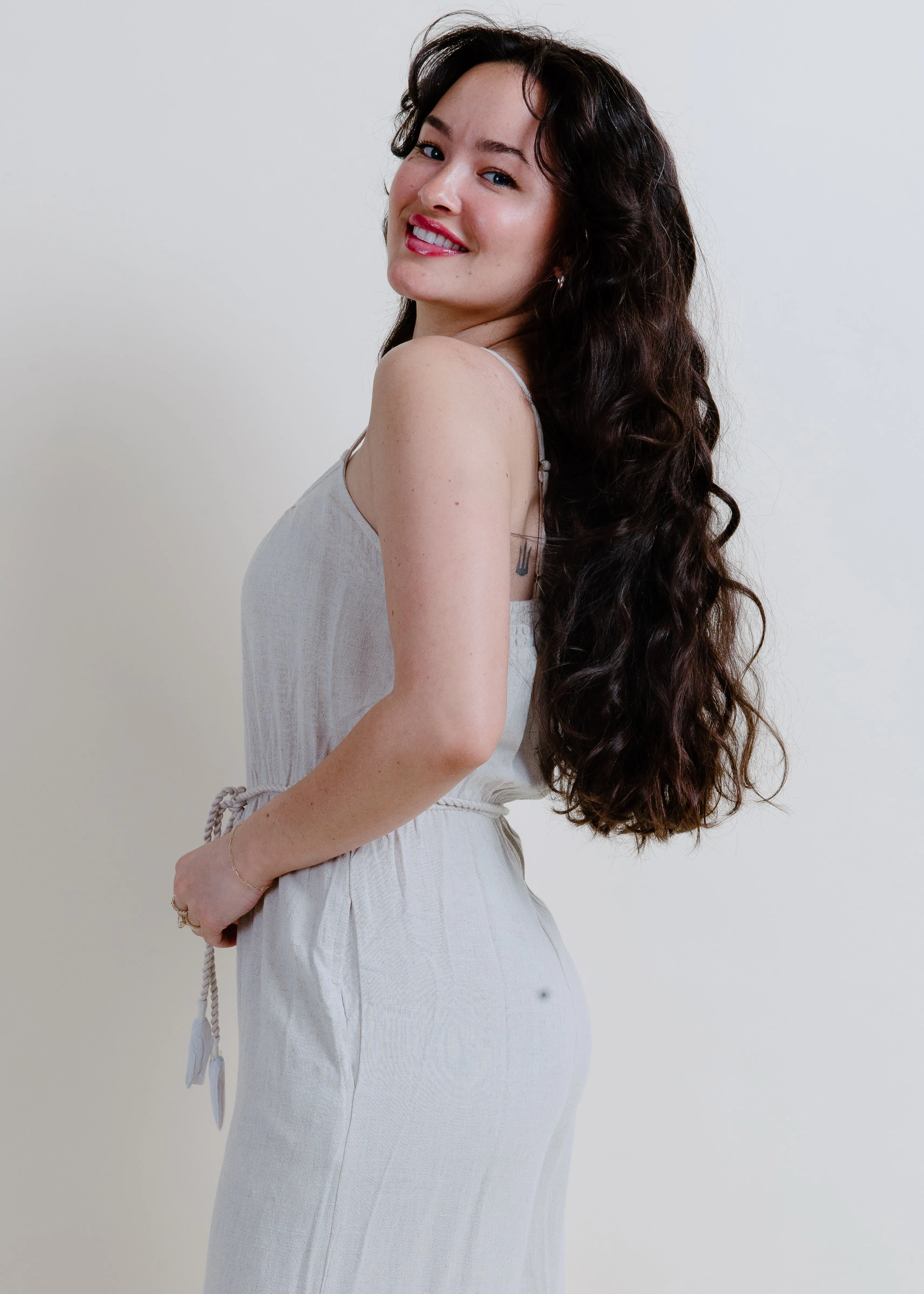 Ashlynn Wide Leg Jumpsuit - Natural sold by Vinnie Louise product image thumbnail 4