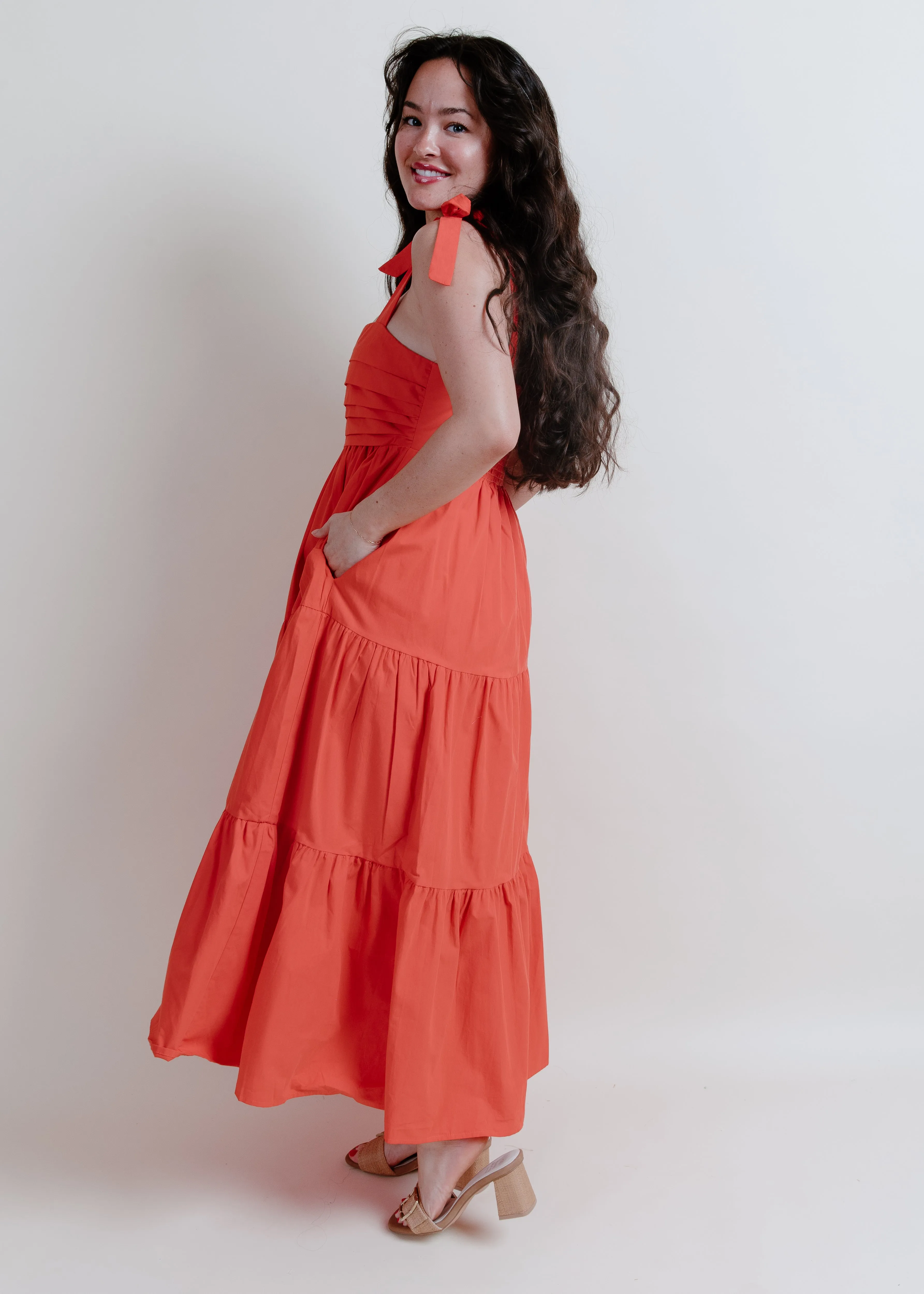 Garden Party Midi Dress - Poppy sold by Vinnie Louise product image thumbnail 3