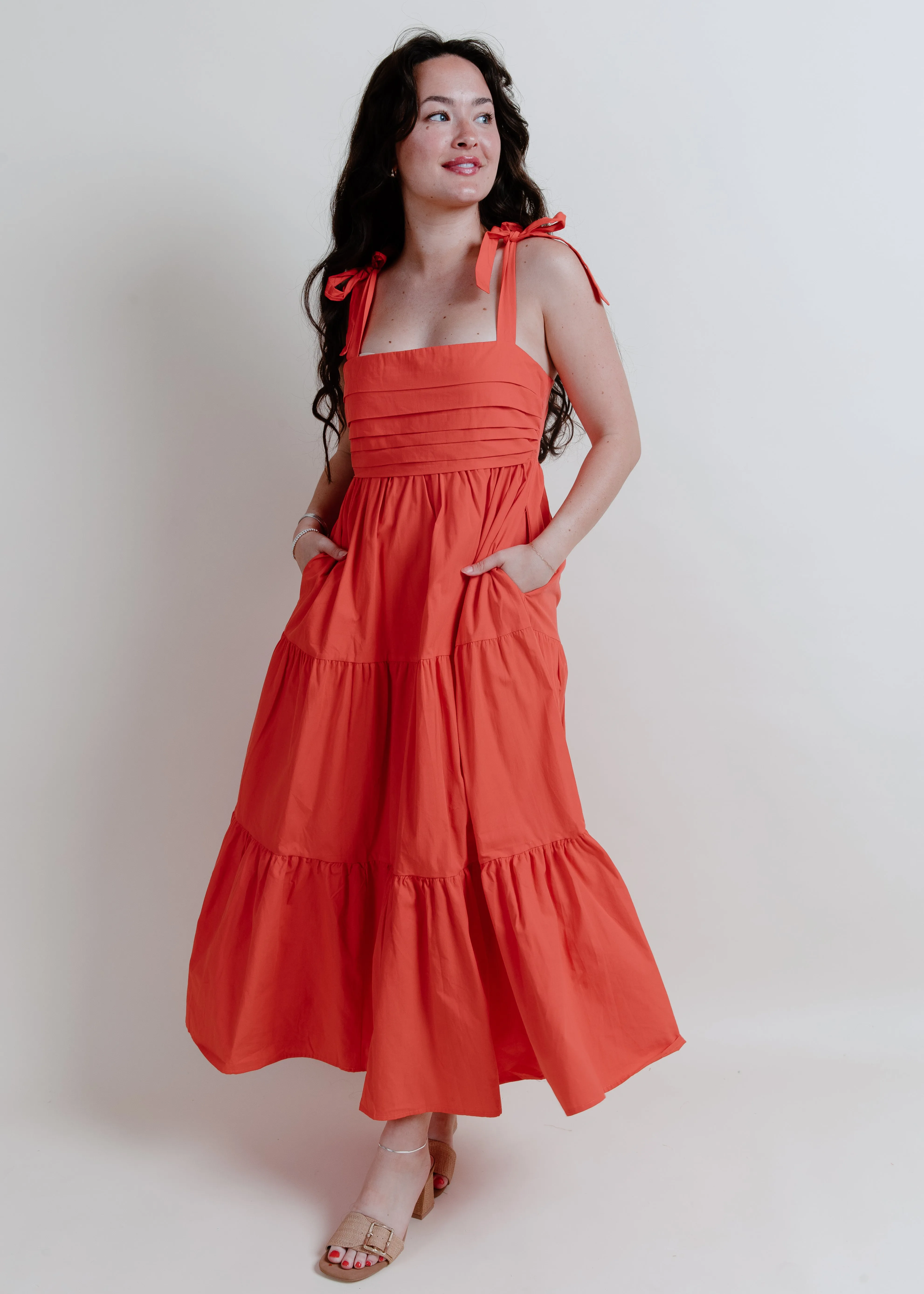 Garden Party Midi Dress - Poppy sold by Vinnie Louise