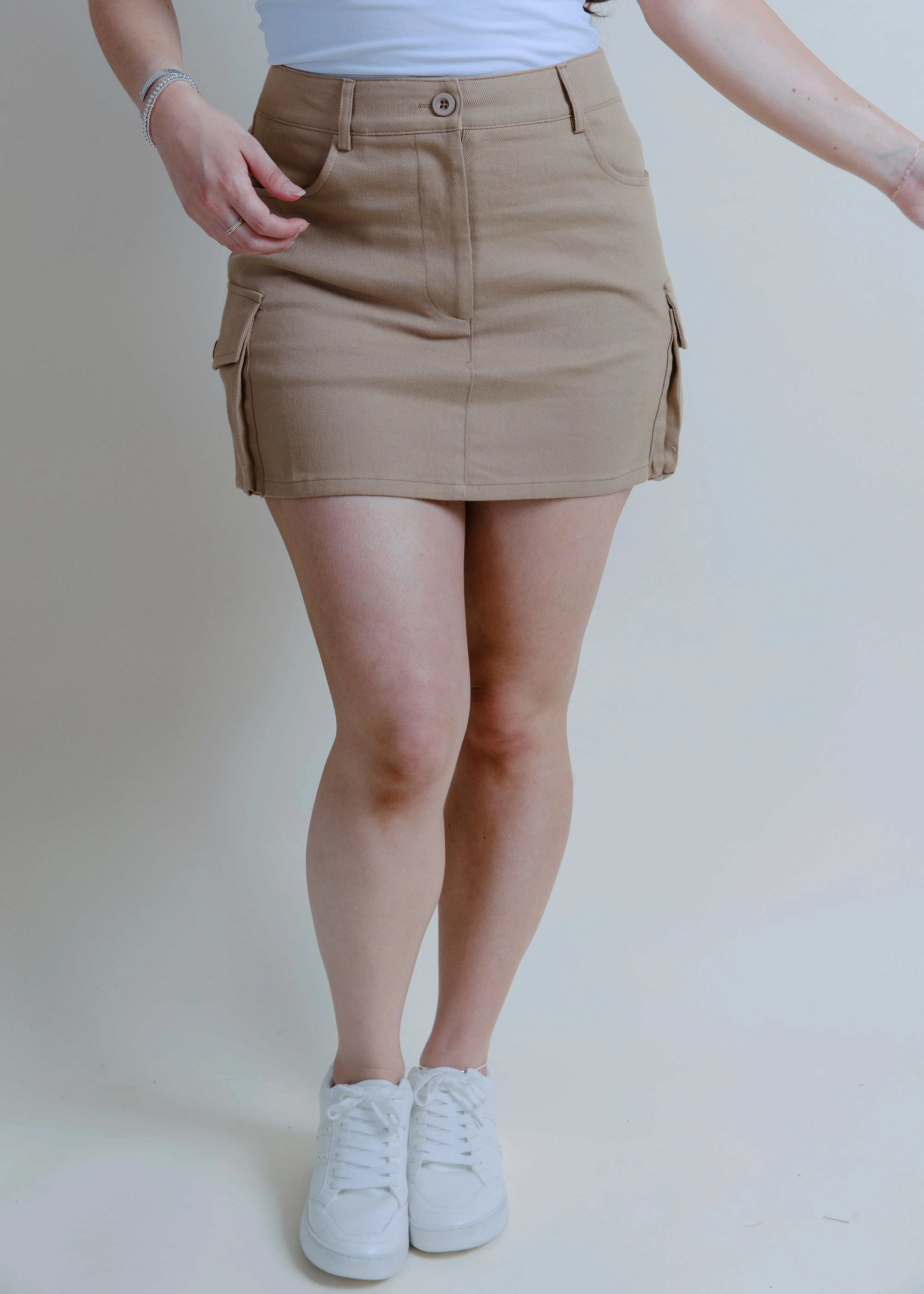 Setting Trends Cargo Mini Skirt sold by Vinnie Louise product image thumbnail 2