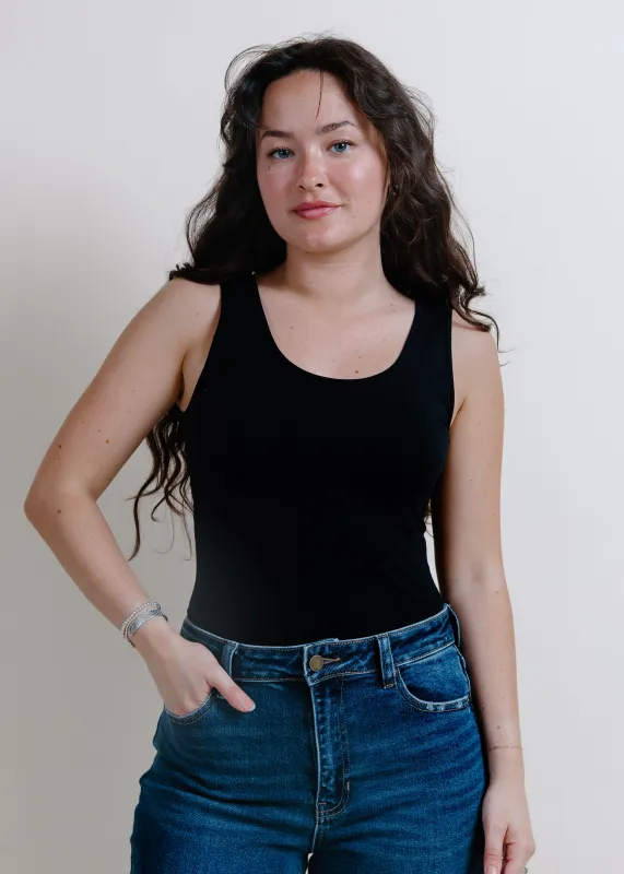 Elevate Basic Tank - Black sold by Vinnie Louise