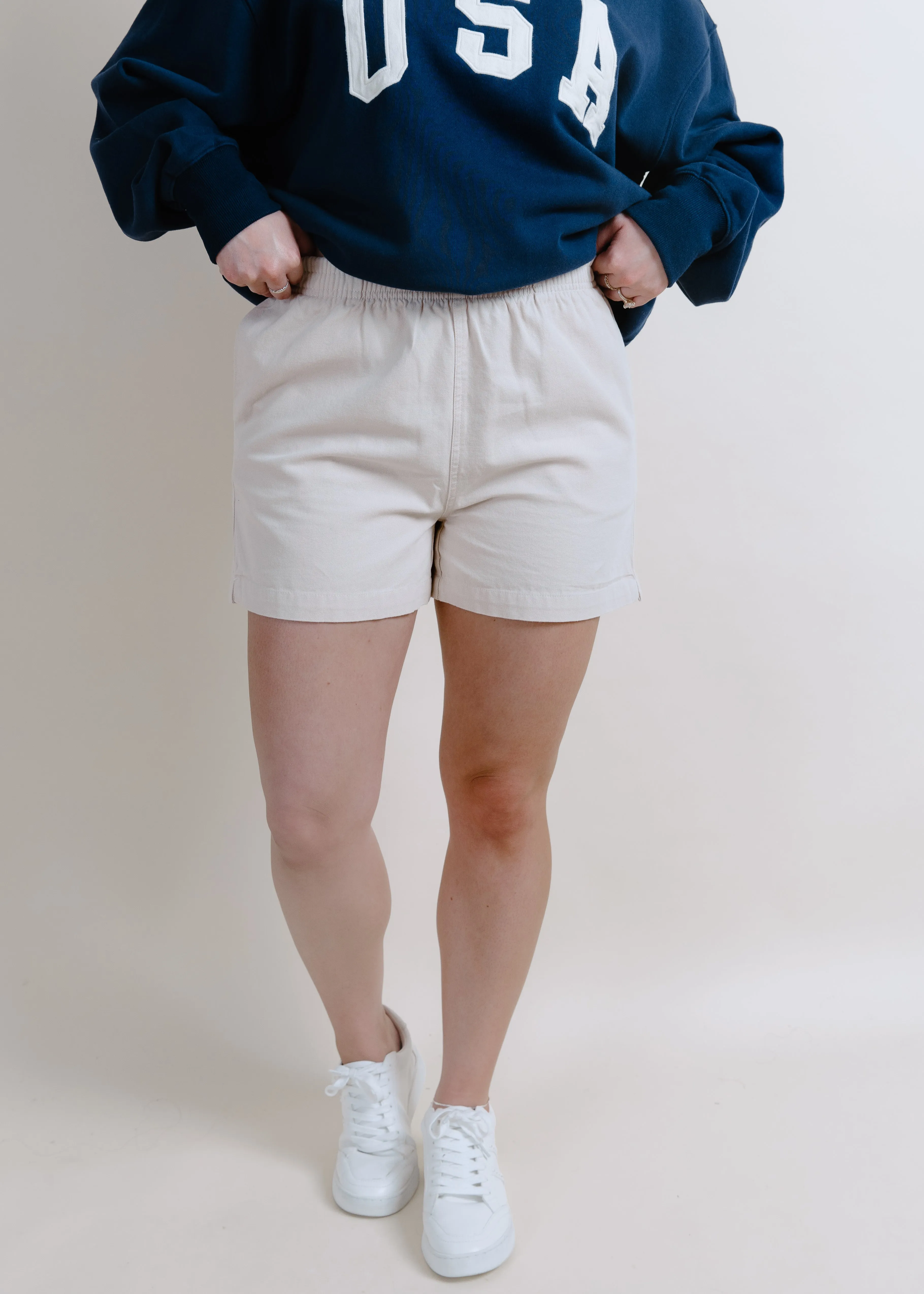 On Your Mind Shorts - Sand sold by Vinnie Louise product image thumbnail 2