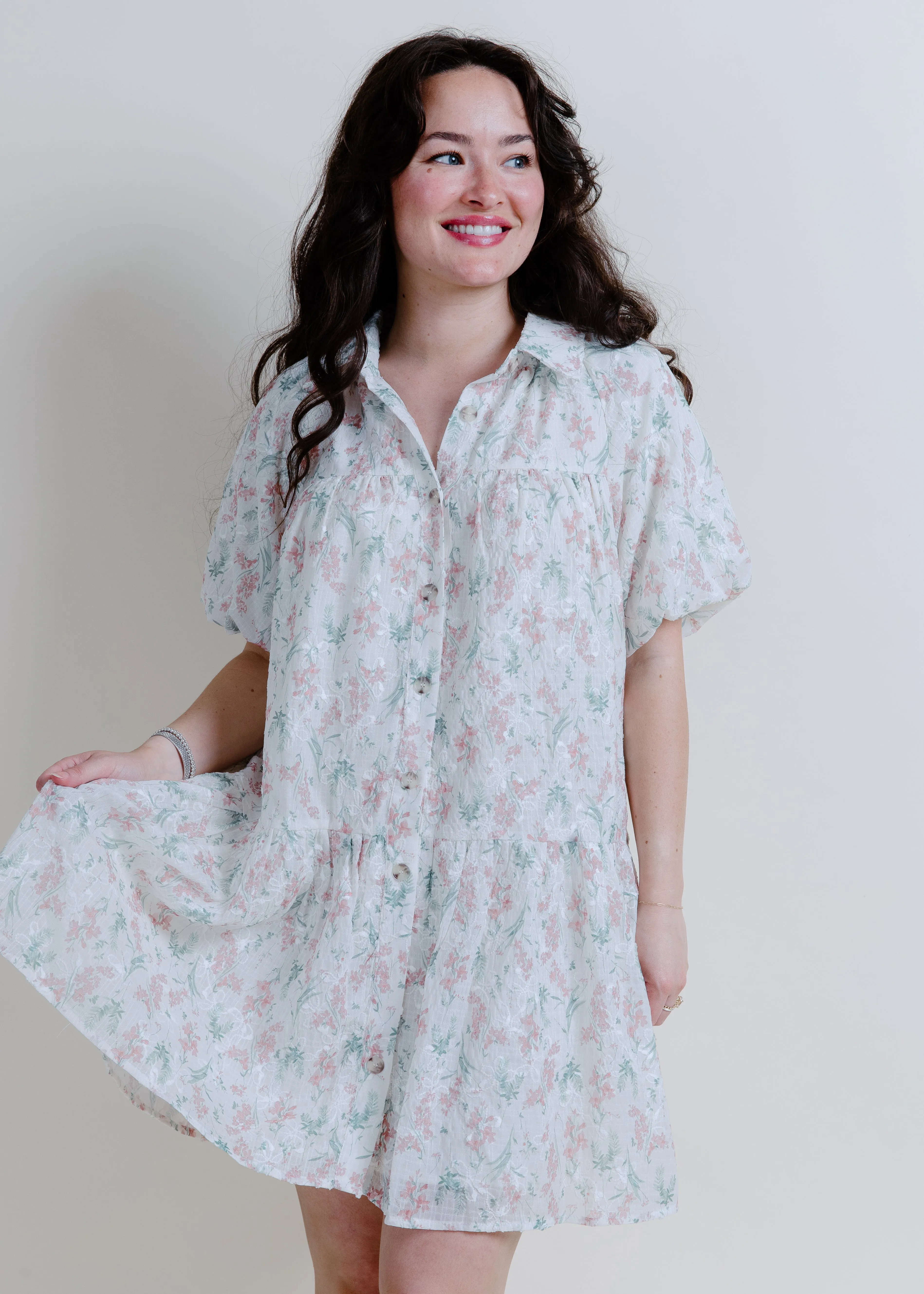 Making Moves Floral Mini Dress sold by Vinnie Louise product image thumbnail 4