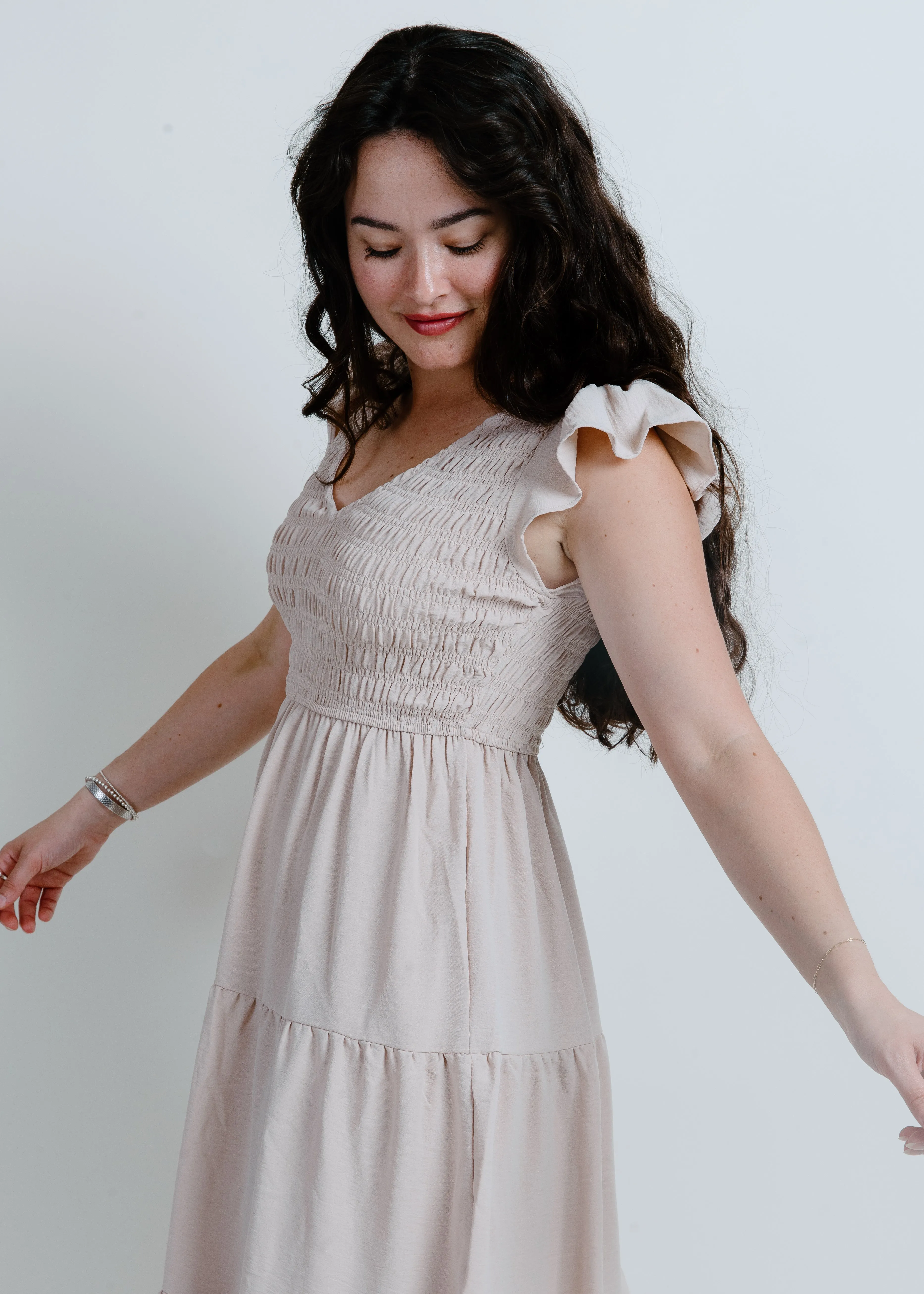 Easy Goes It Maxi Dress - Khaki sold by Vinnie Louise product image thumbnail 2