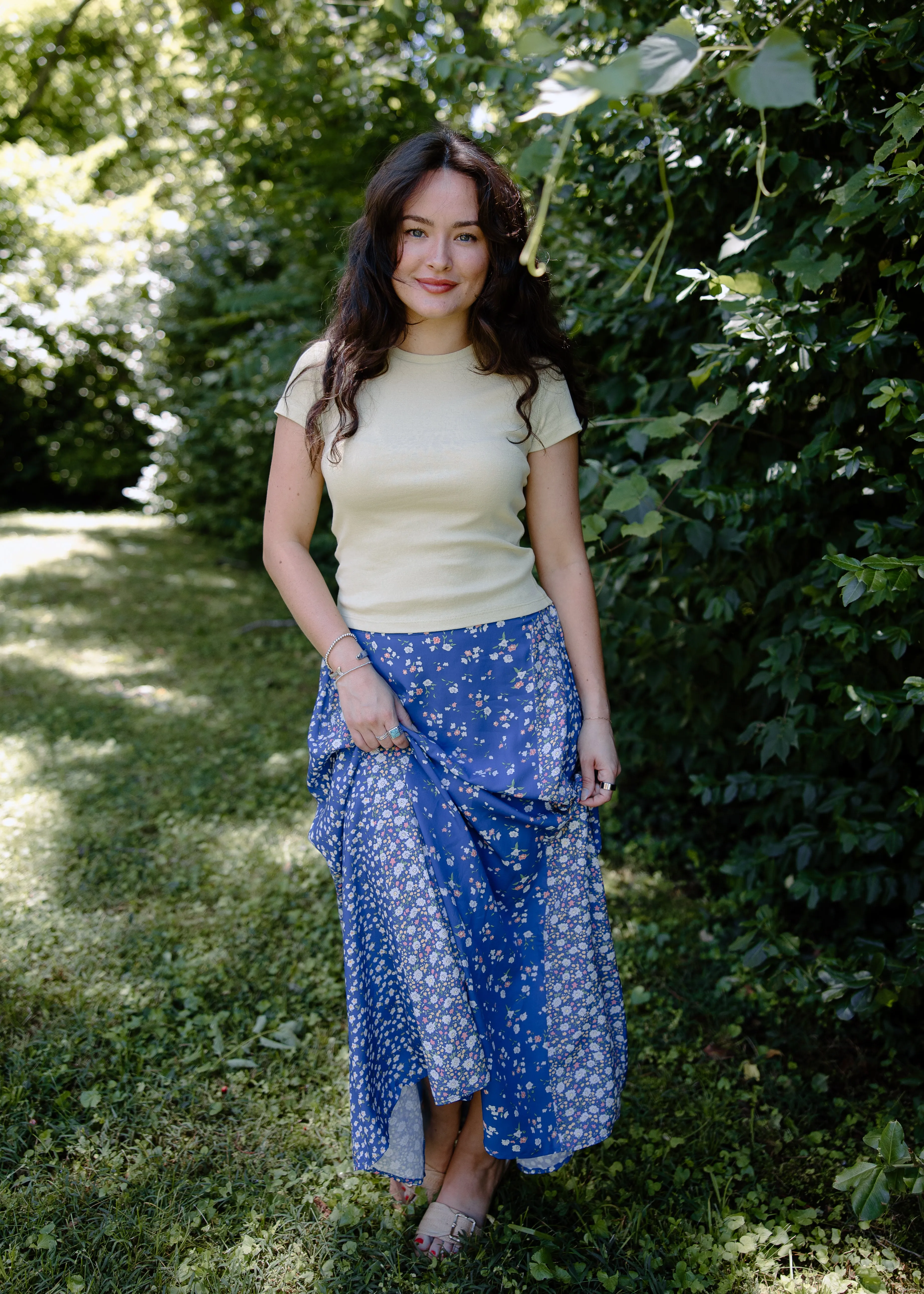 Avalon Floral Midi Skirt sold by Vinnie Louise