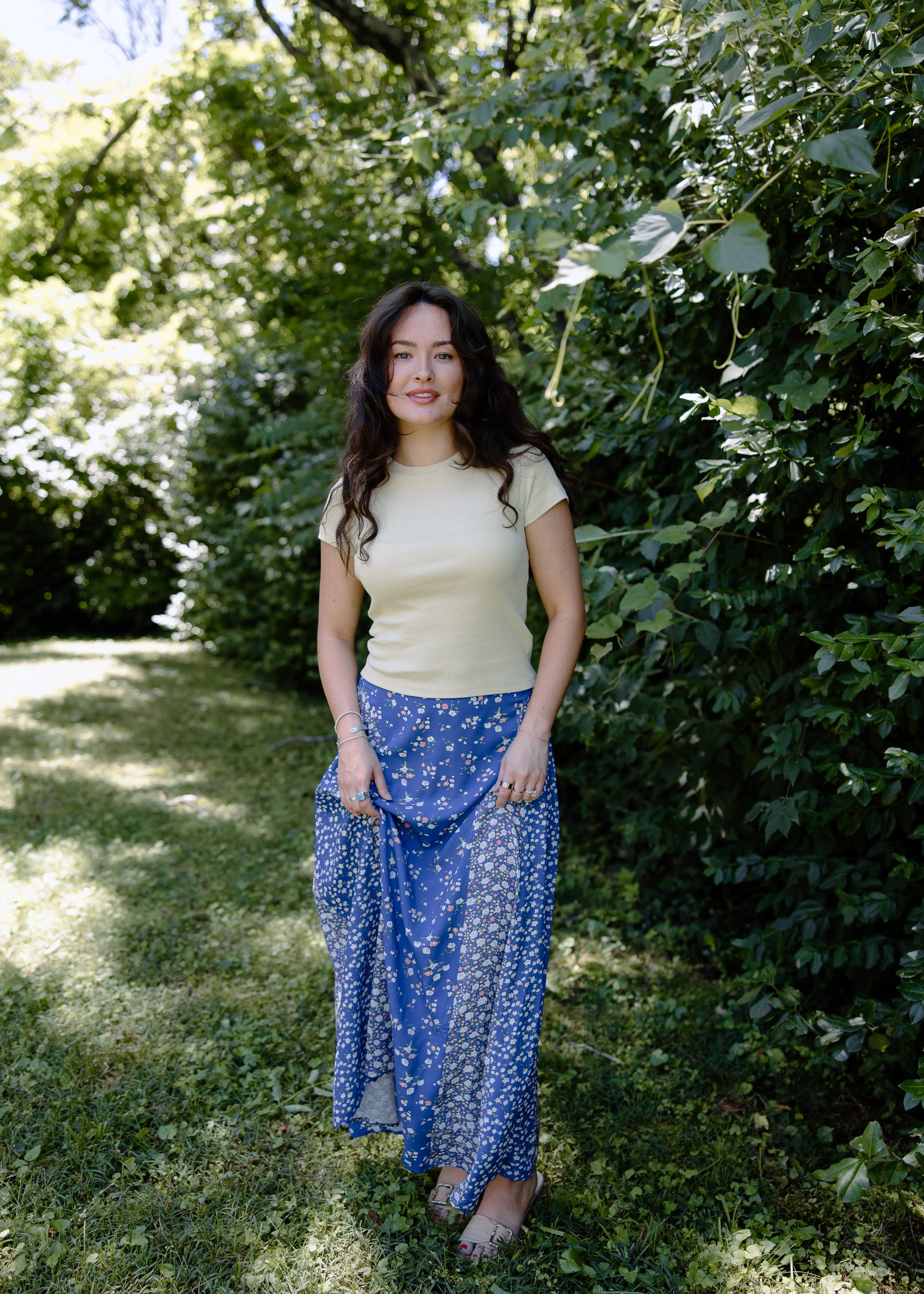 Avalon Floral Midi Skirt sold by Vinnie Louise product image thumbnail 2