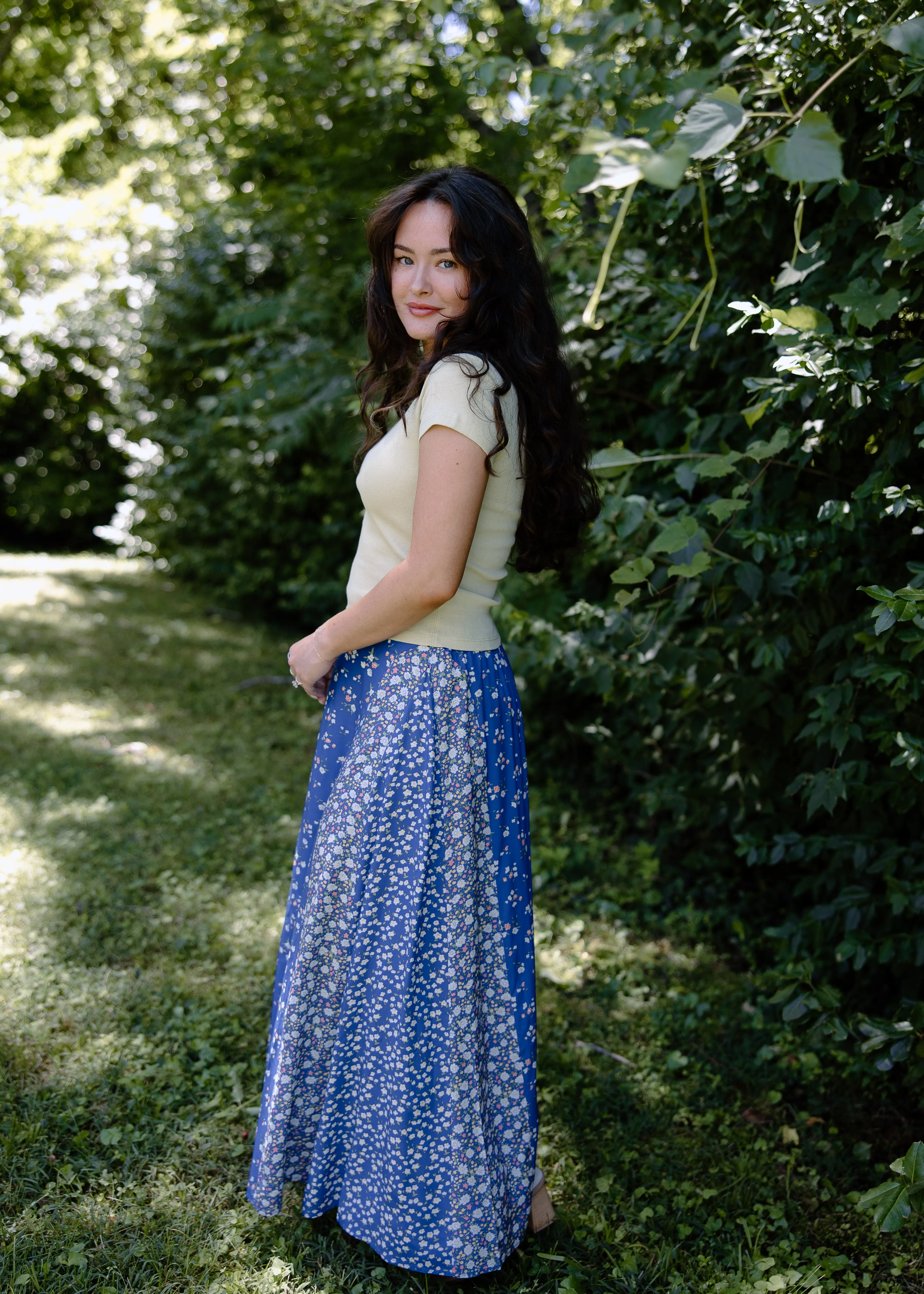Avalon Floral Midi Skirt sold by Vinnie Louise product image thumbnail 4
