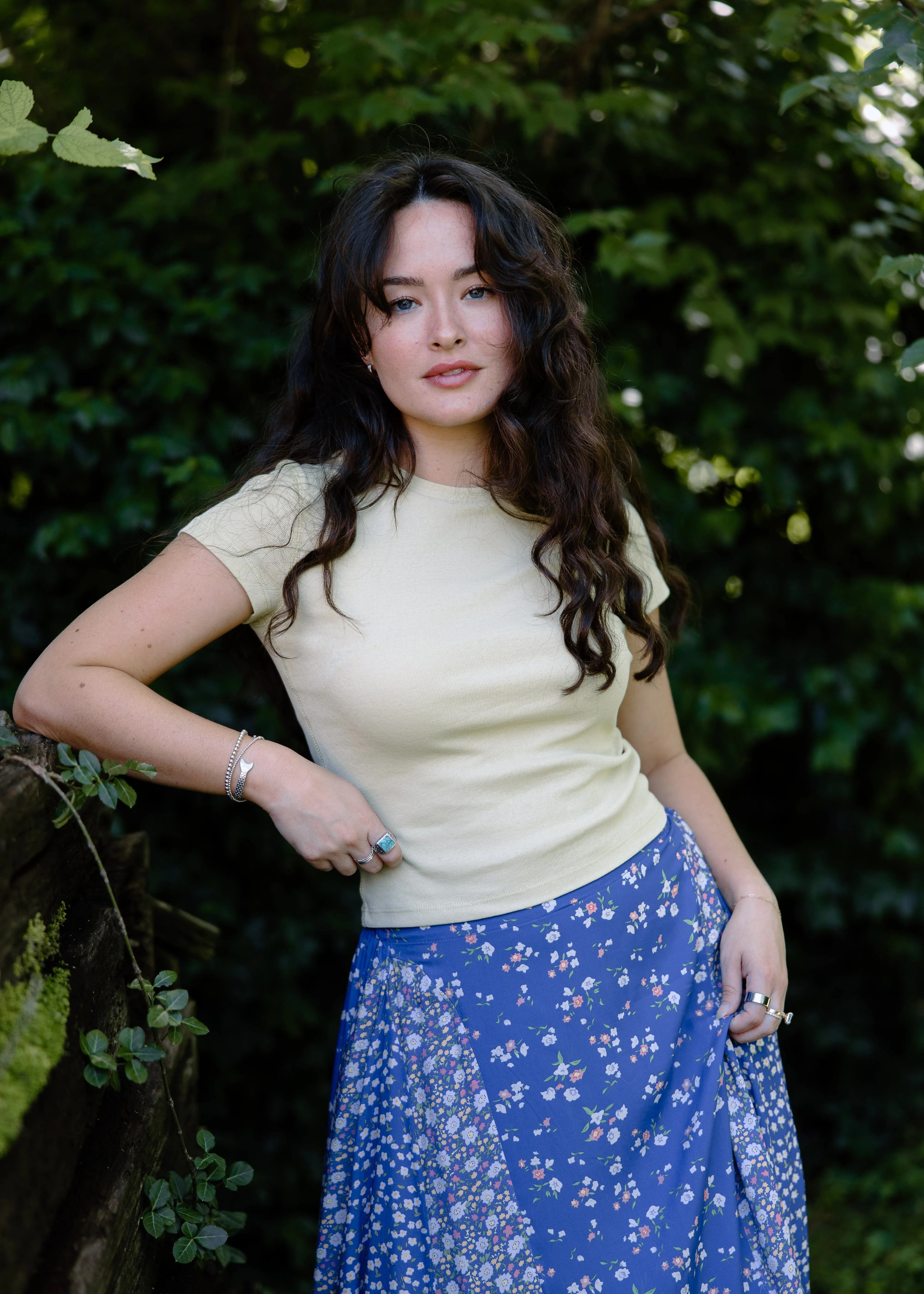 Avalon Floral Midi Skirt sold by Vinnie Louise product image thumbnail 3