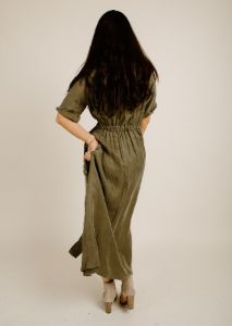 Millie Midi Dress - Olive sold by Vinnie Louise