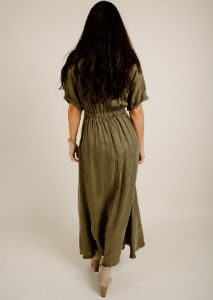 Millie Midi Dress - Olive sold by Vinnie Louise