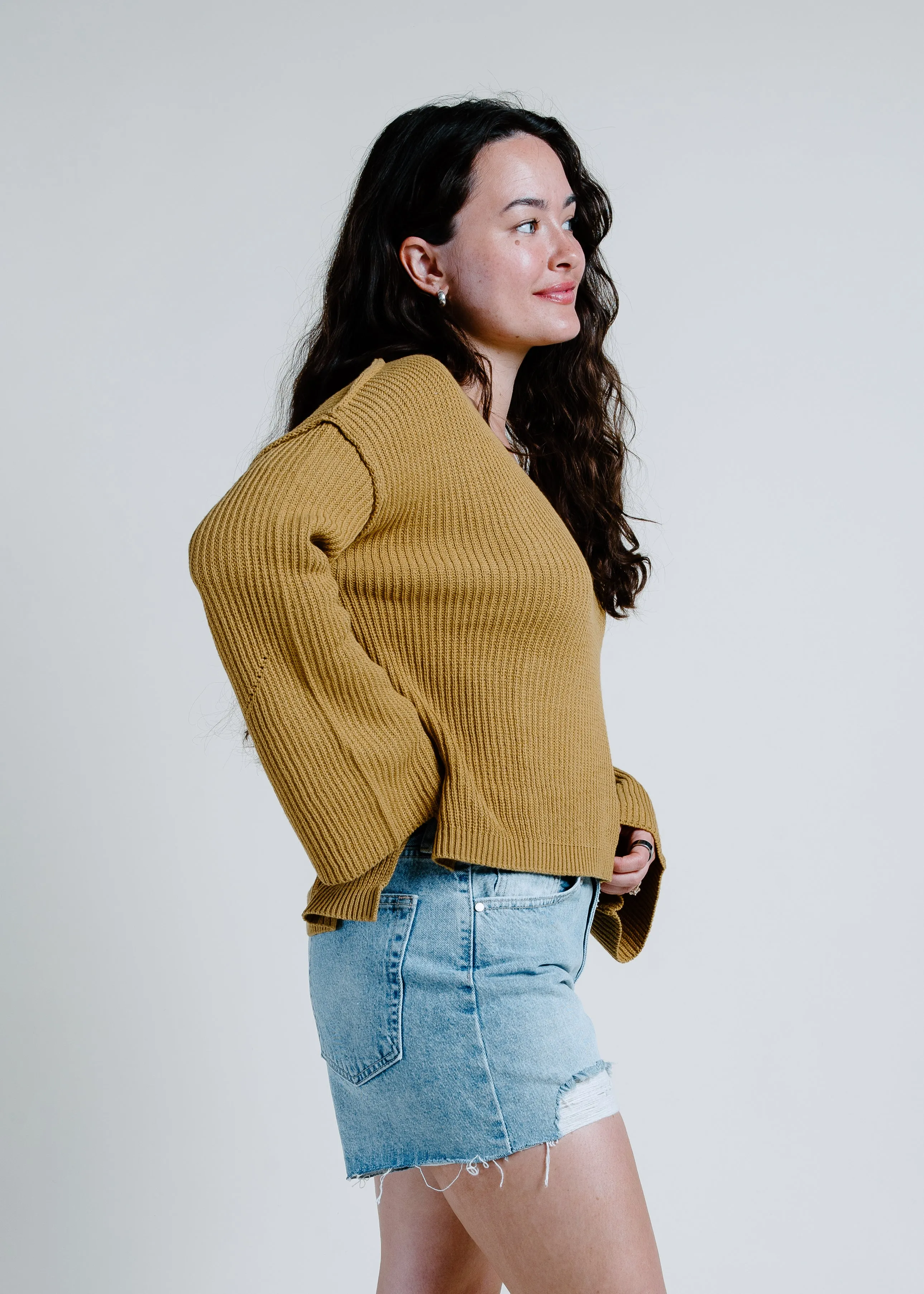 Cierra Sweater - Gold sold by Vinnie Louise product image thumbnail 4