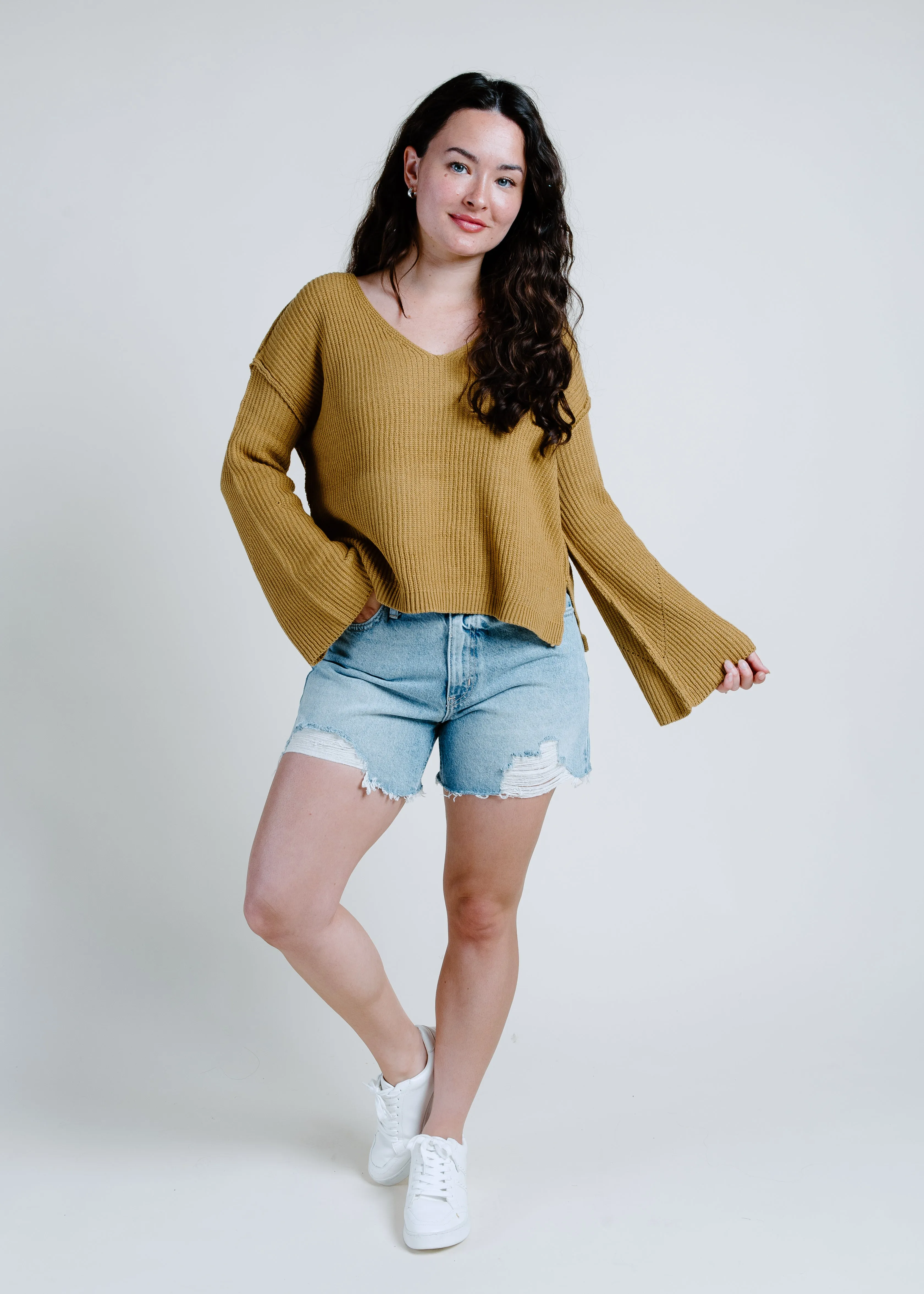 Cierra Sweater - Gold sold by Vinnie Louise