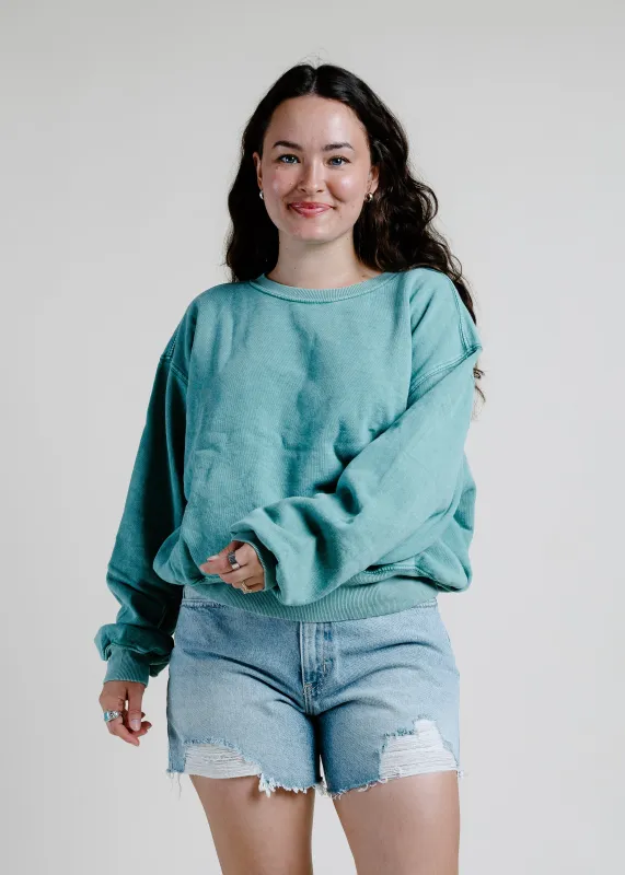 Ocean Mist Crewneck - Green sold by Vinnie Louise