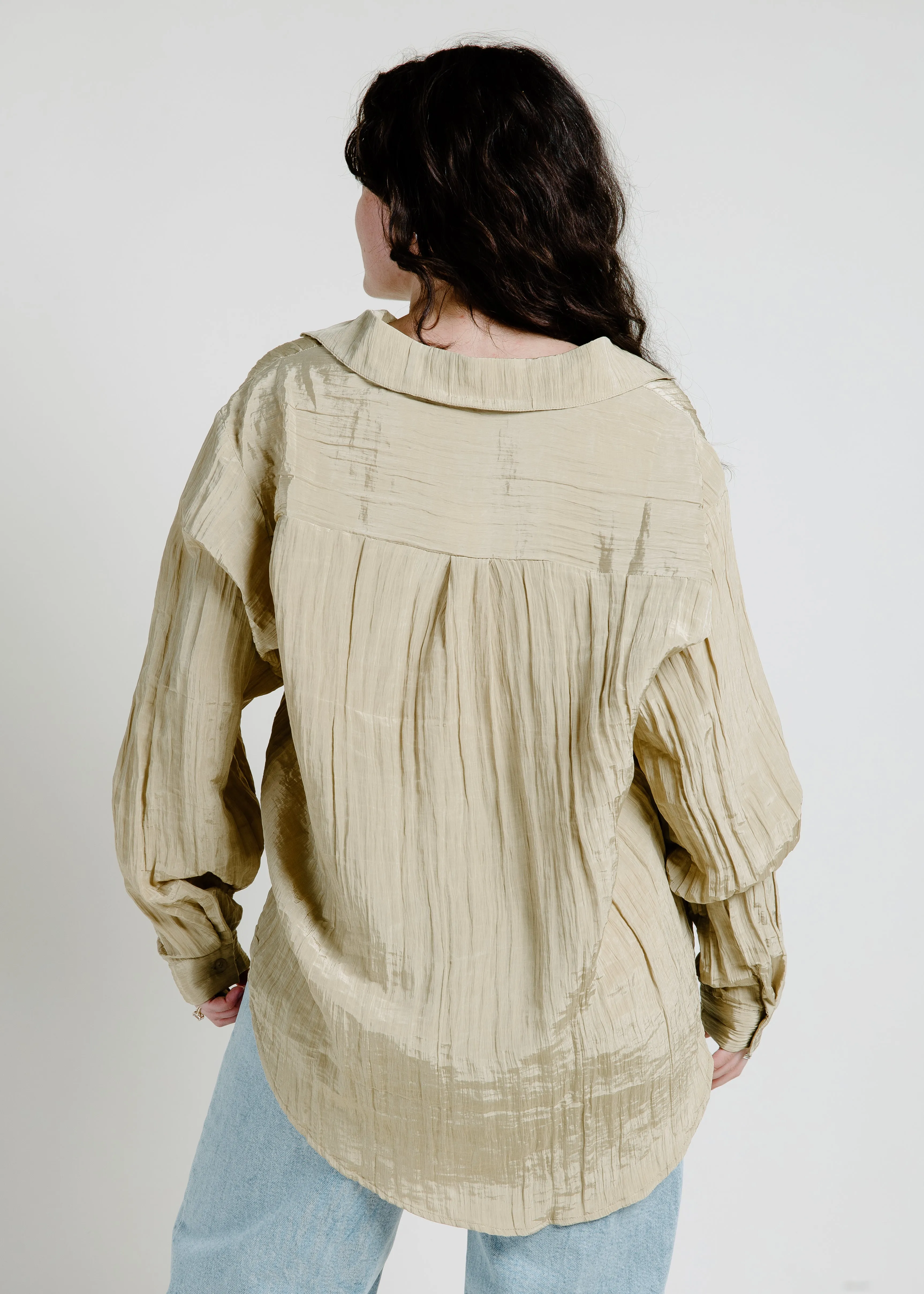 Brighton Button Down - Dusty Yellow sold by Vinnie Louise product image thumbnail 4