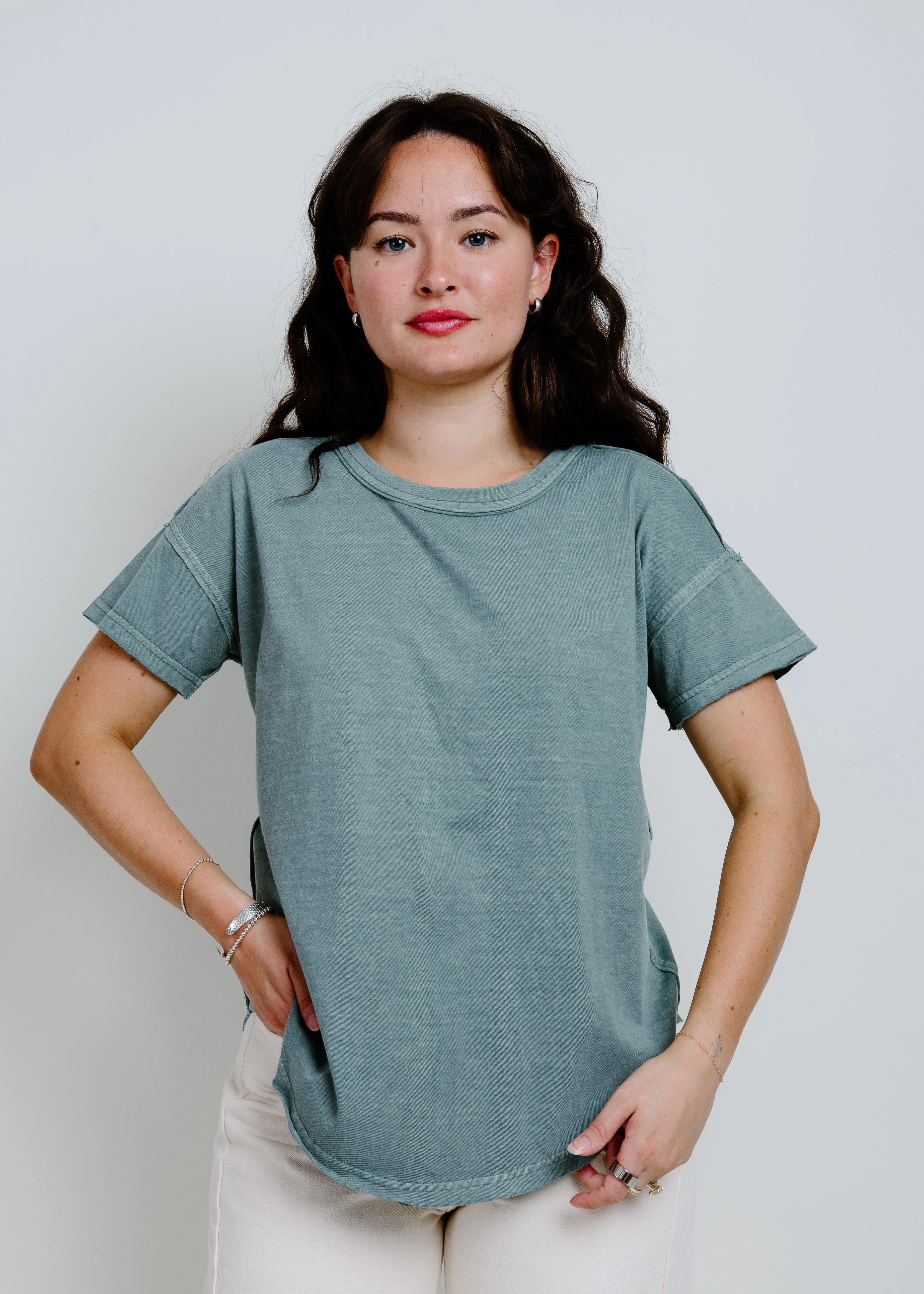Emory Tee - Green sold by Vinnie Louise product image thumbnail 2