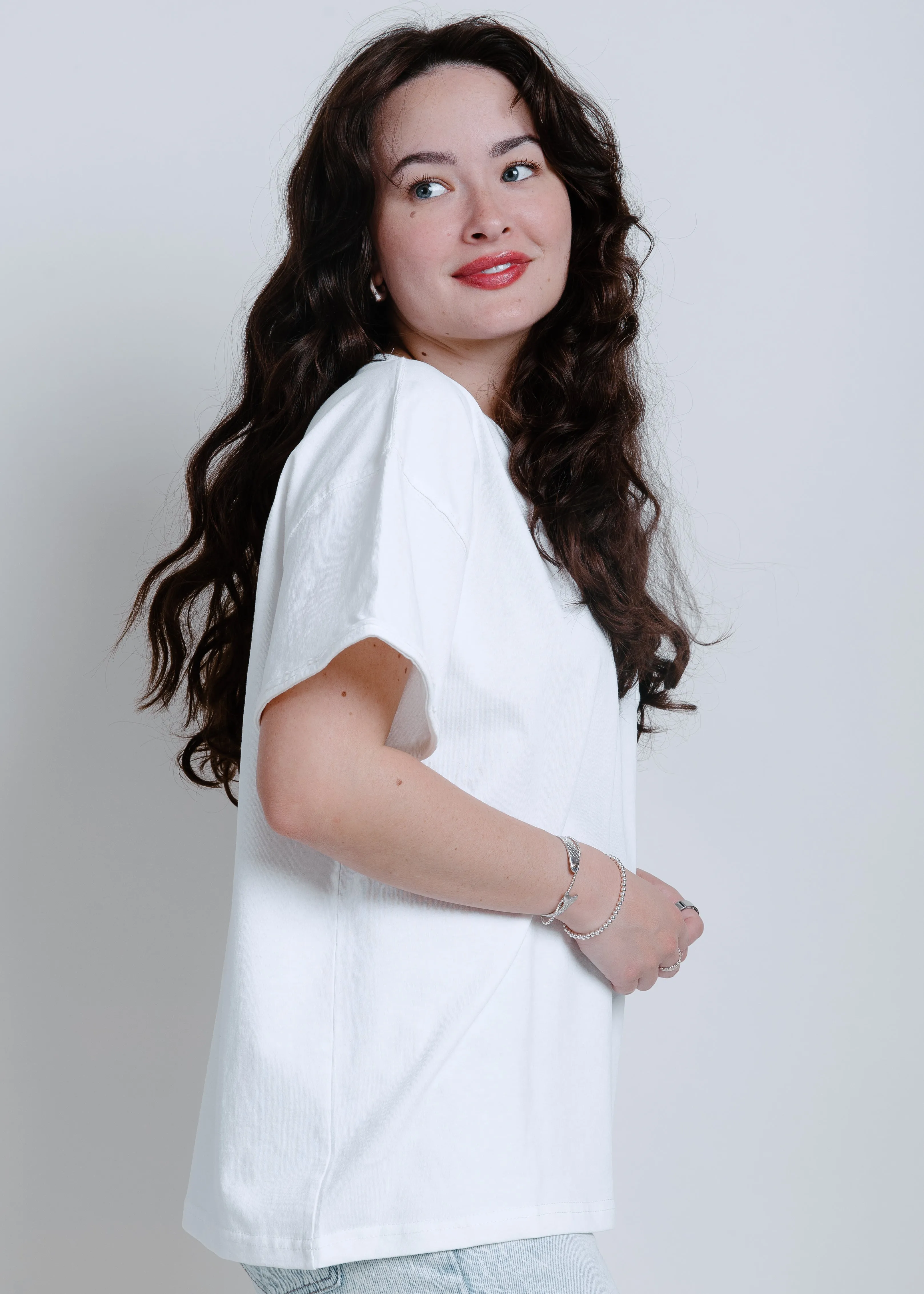 Justine Tee - Off White sold by Vinnie Louise product image thumbnail 3