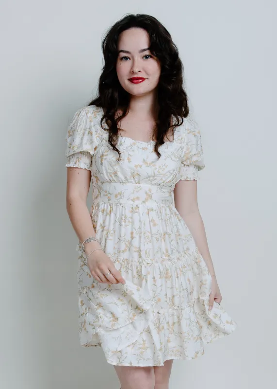 Riverwood Floral Mini Dress made by Blu Pepper