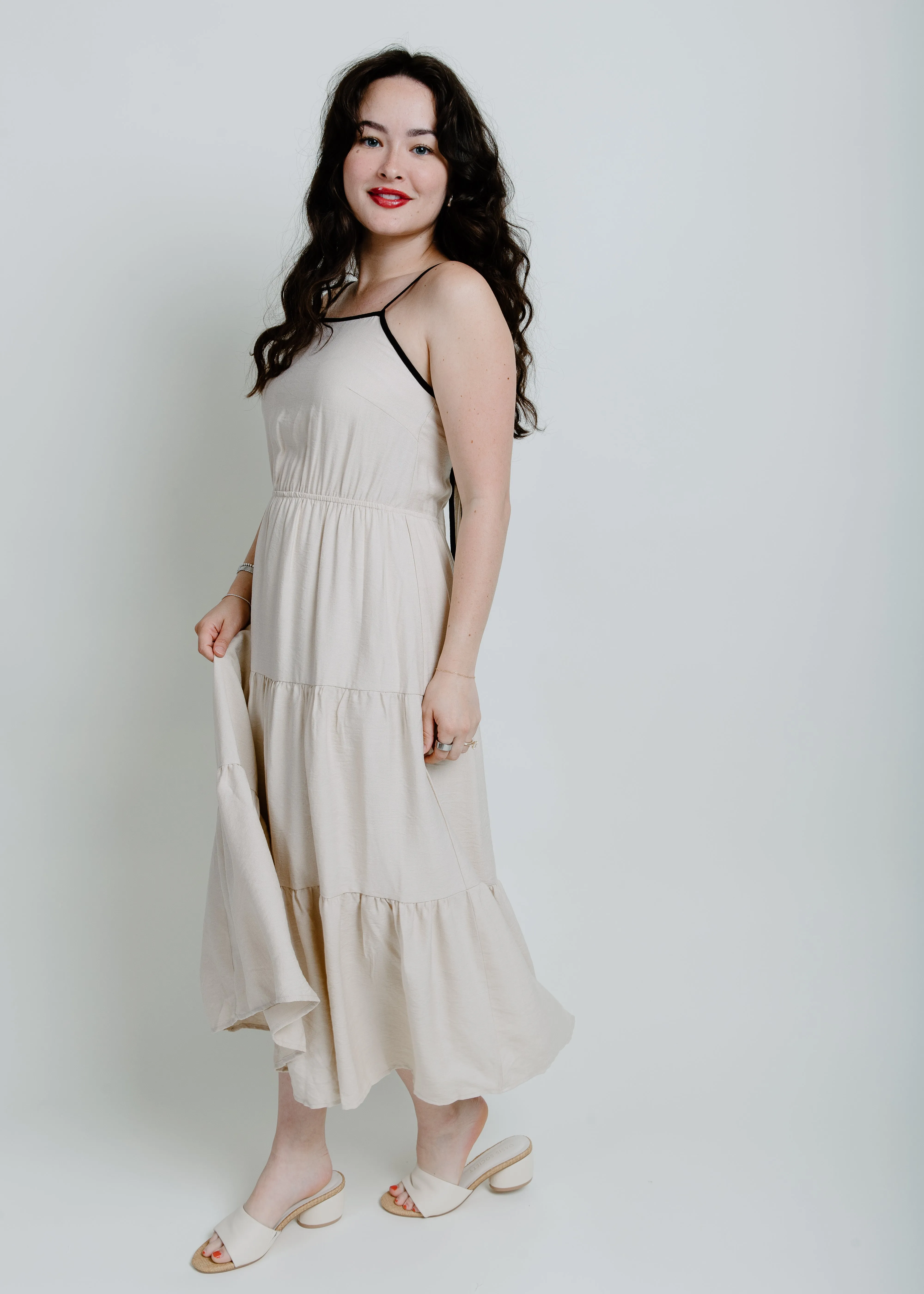 Mariposa Tiered Midi Dress sold by Vinnie Louise product image thumbnail 3