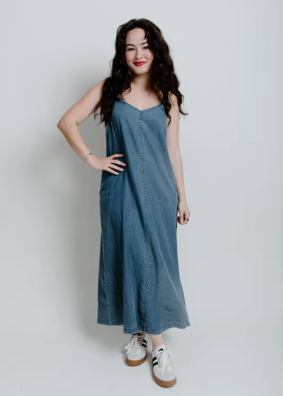 Miranda Denim Midi Dress sold by Vinnie Louise