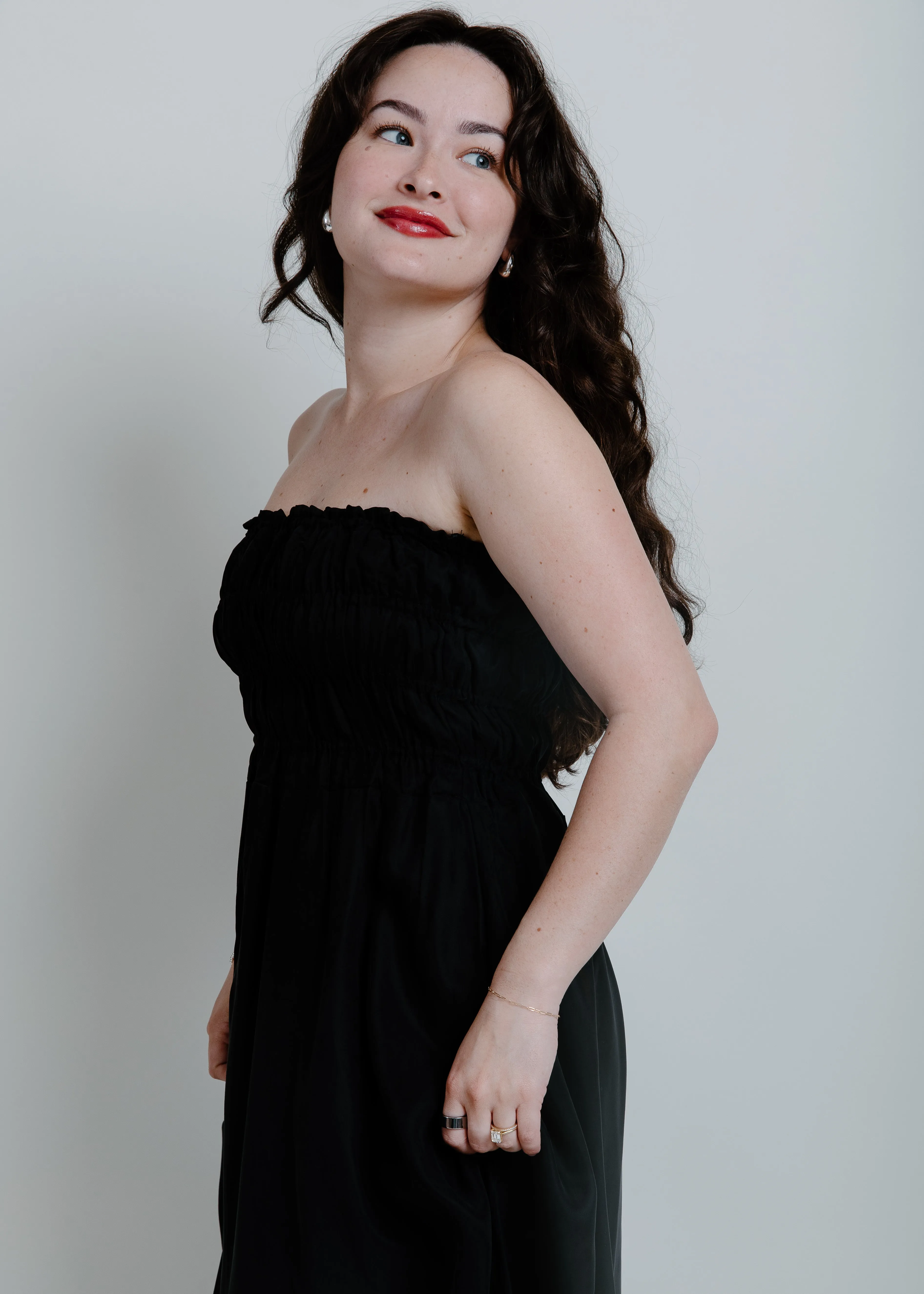 Playa Strapless Maxi Dress - Black sold by Vinnie Louise product image thumbnail 4