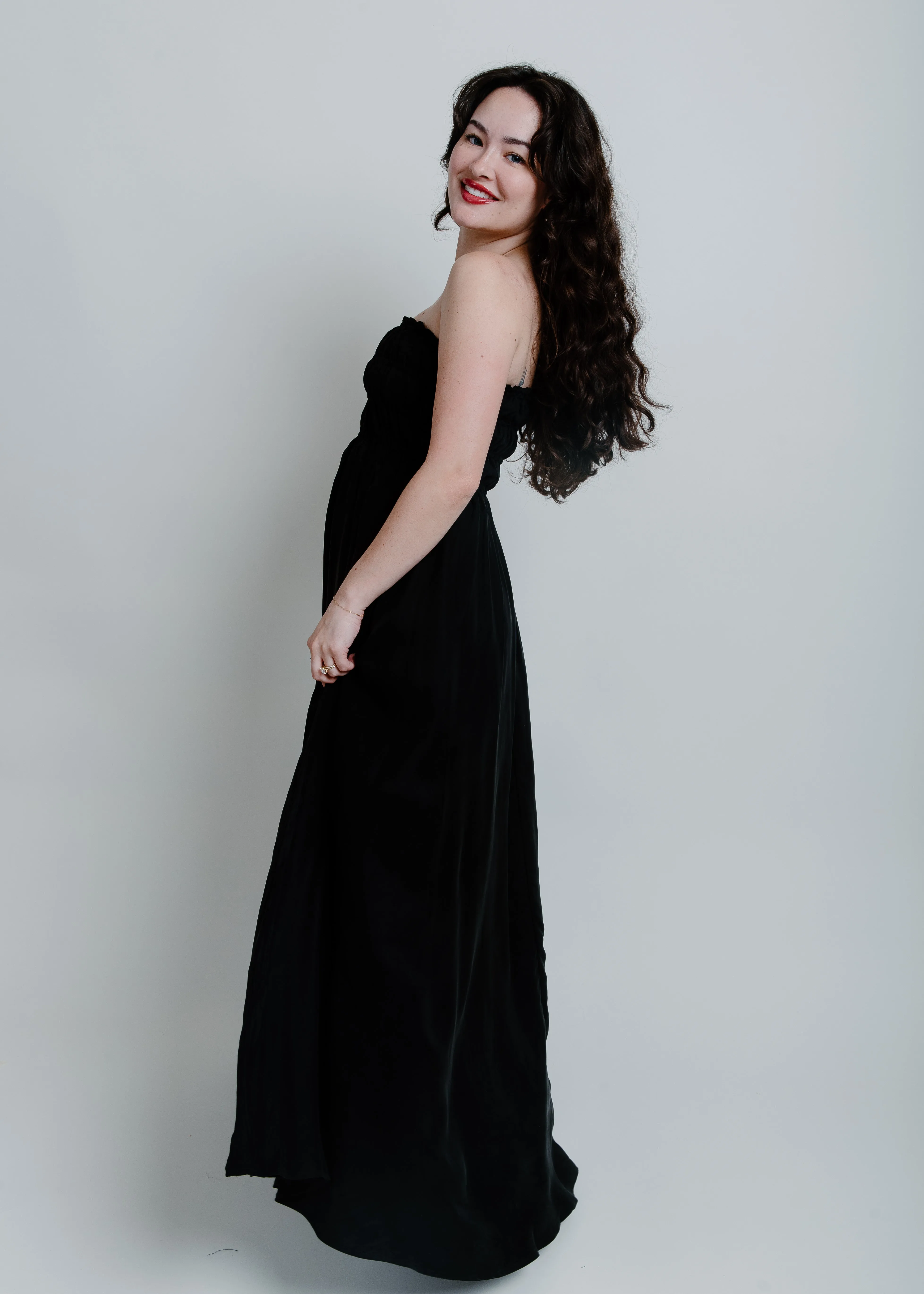 Playa Strapless Maxi Dress - Black sold by Vinnie Louise product image thumbnail 2