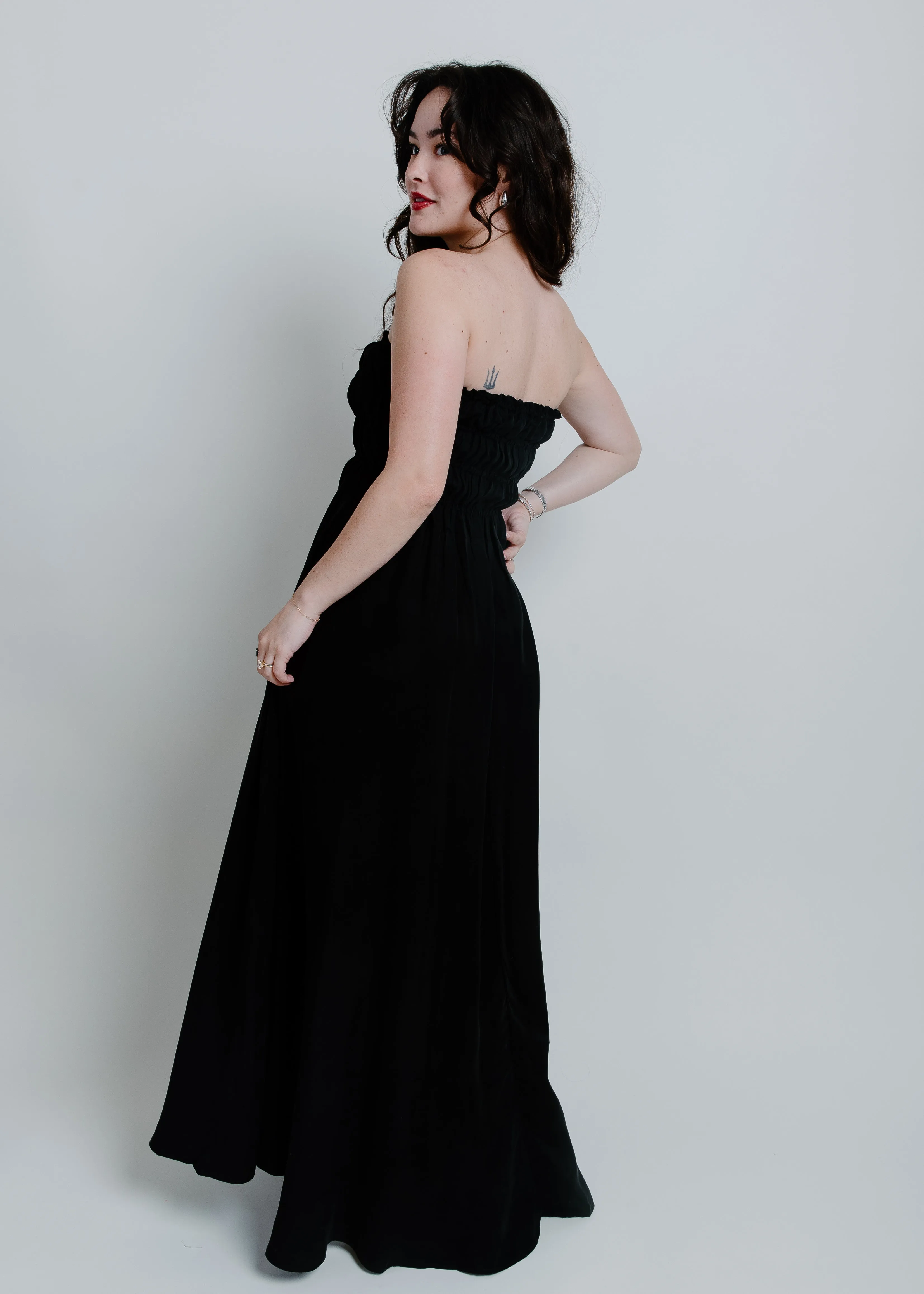 Playa Strapless Maxi Dress - Black sold by Vinnie Louise product image thumbnail 3
