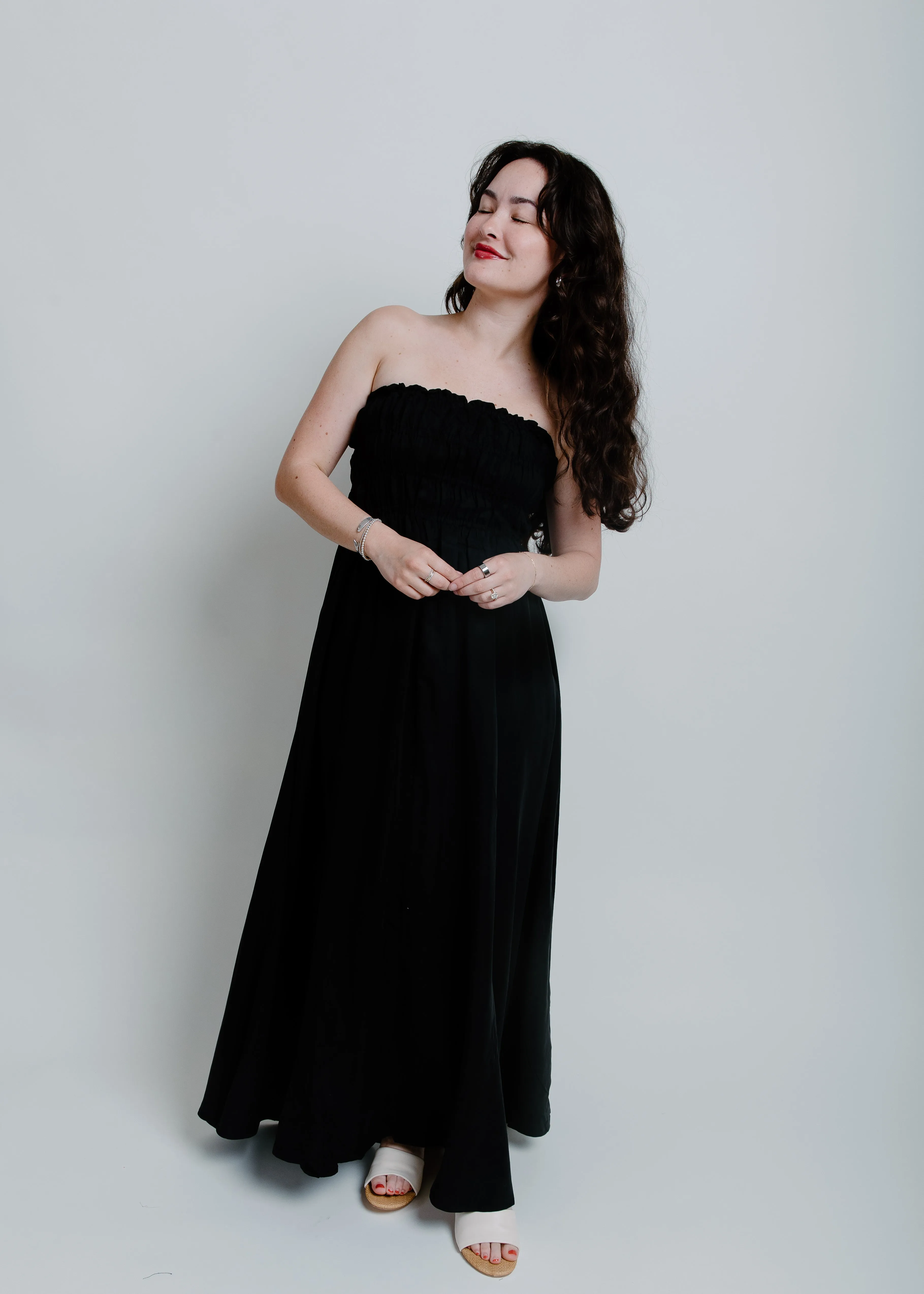 Playa Strapless Maxi Dress - Black sold by Vinnie Louise