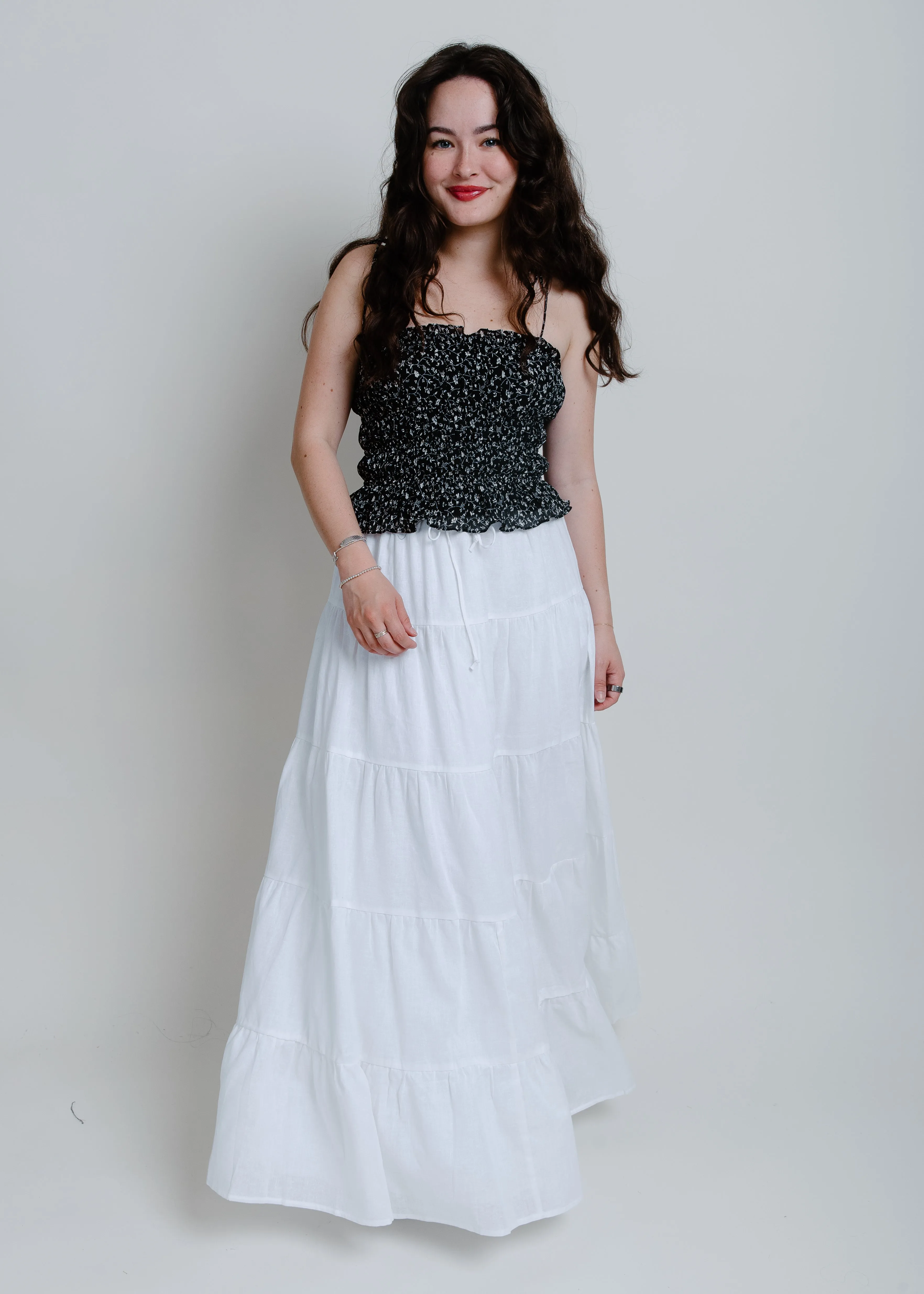 Rolling Hills Maxi Skirt - Off White sold by Vinnie Louise product image thumbnail 3