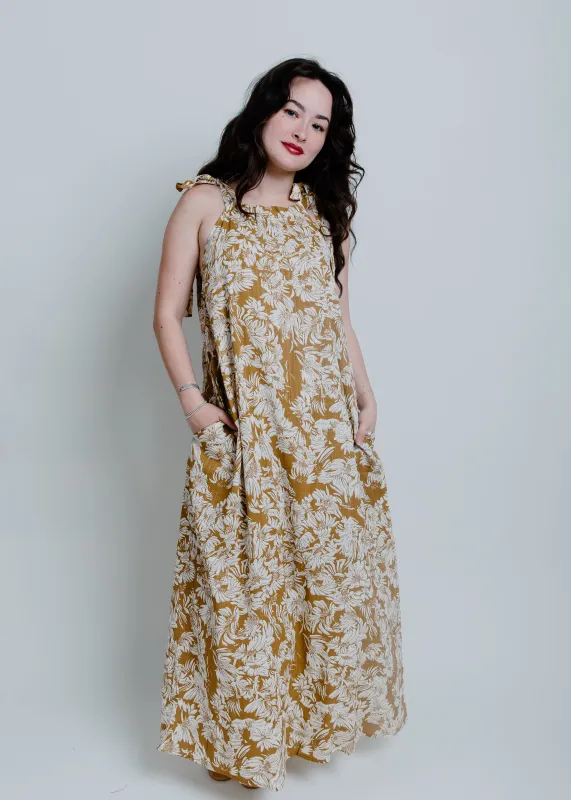 Normandy Halter Dress - Honey sold by Vinnie Louise