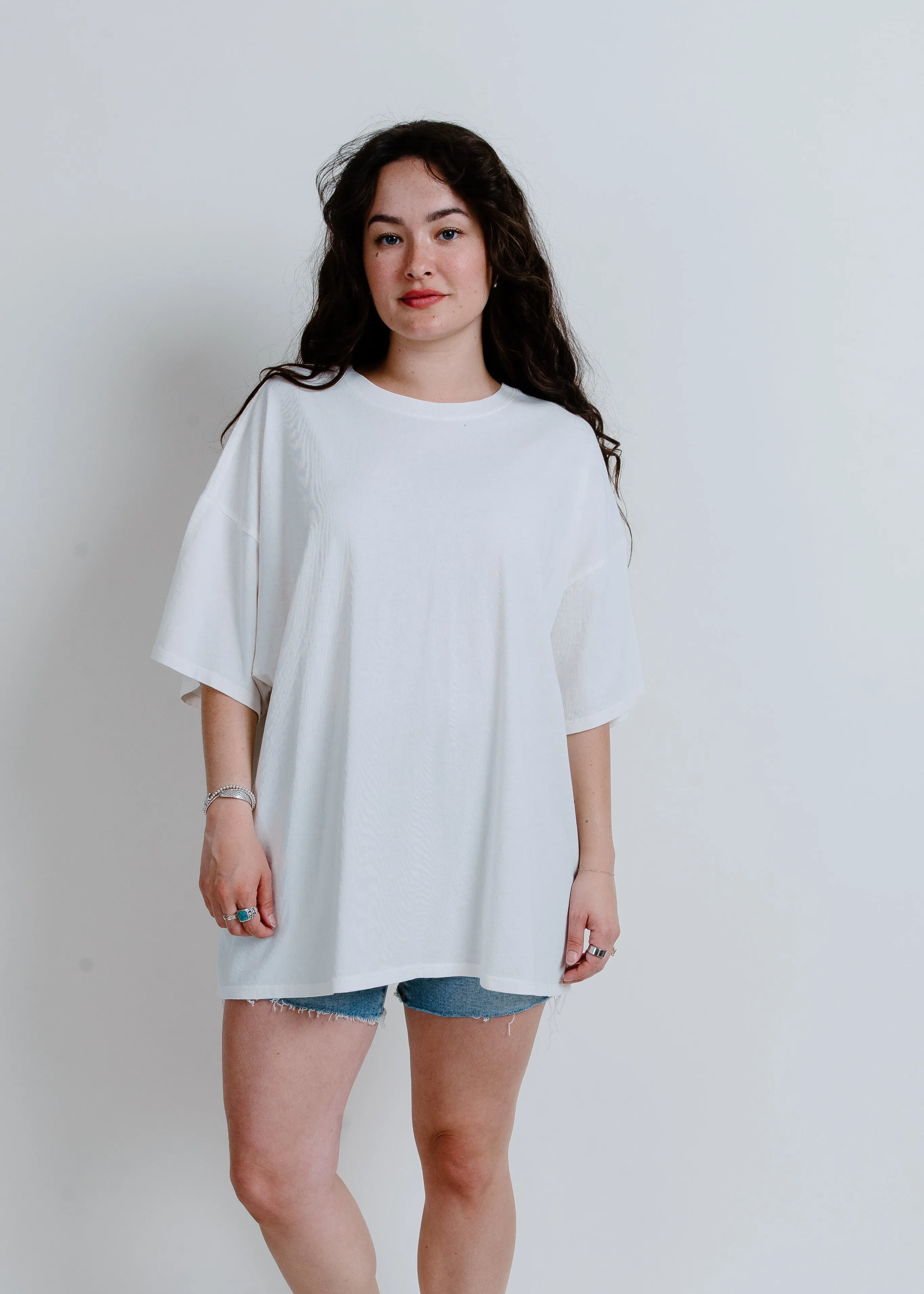 Easton Basic Tee - Off White sold by Vinnie Louise product image thumbnail 2