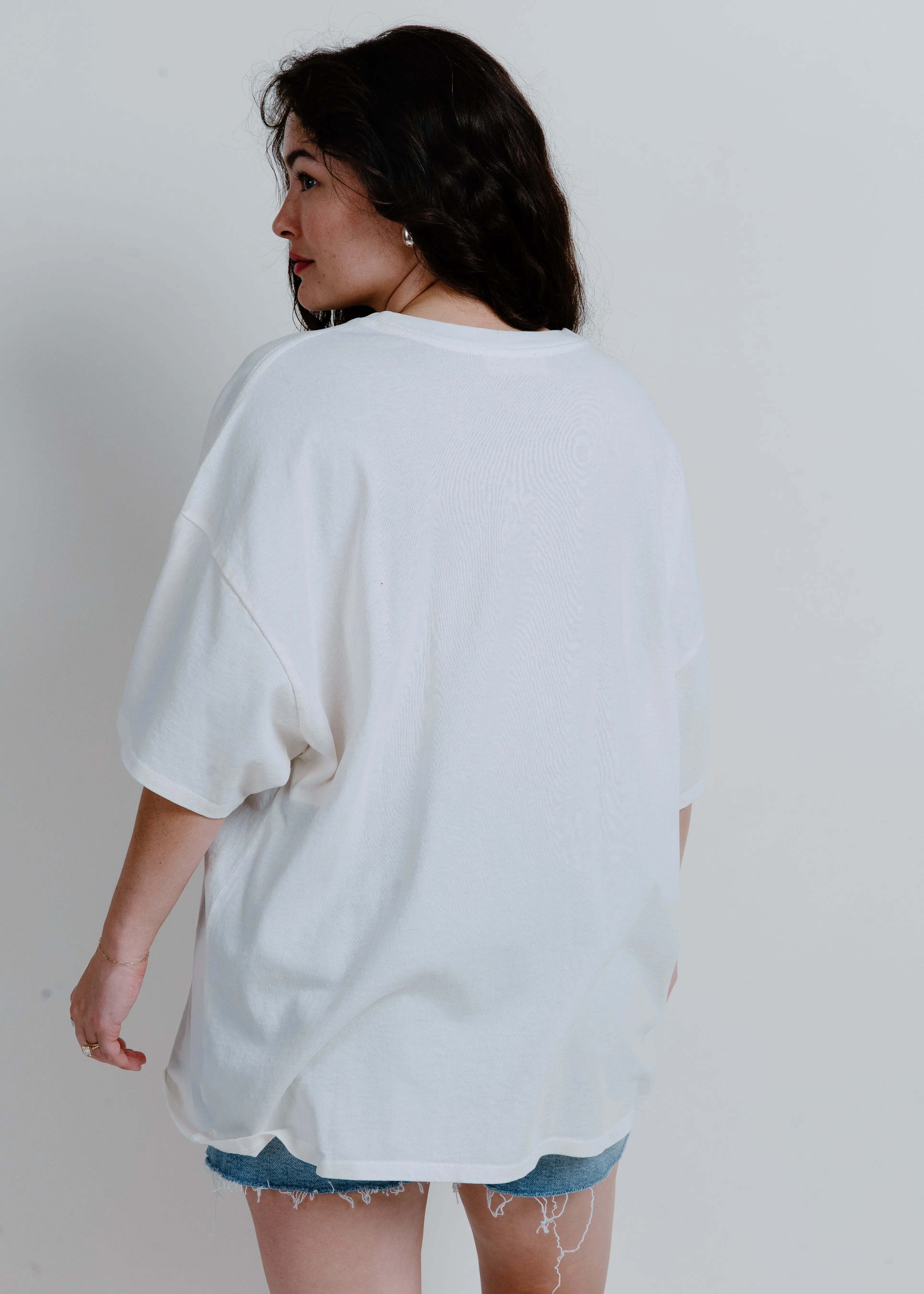 Easton Basic Tee - Off White sold by Vinnie Louise product image thumbnail 4