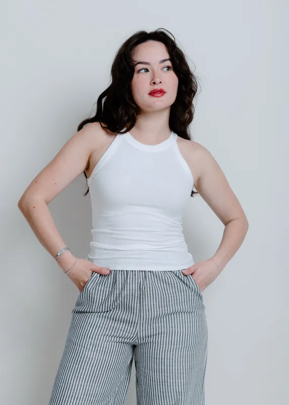 Stella Knit Tank - White sold by Vinnie Louise