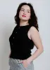 Taylar Knit Button Down Vest - Black sold by Vinnie Louise