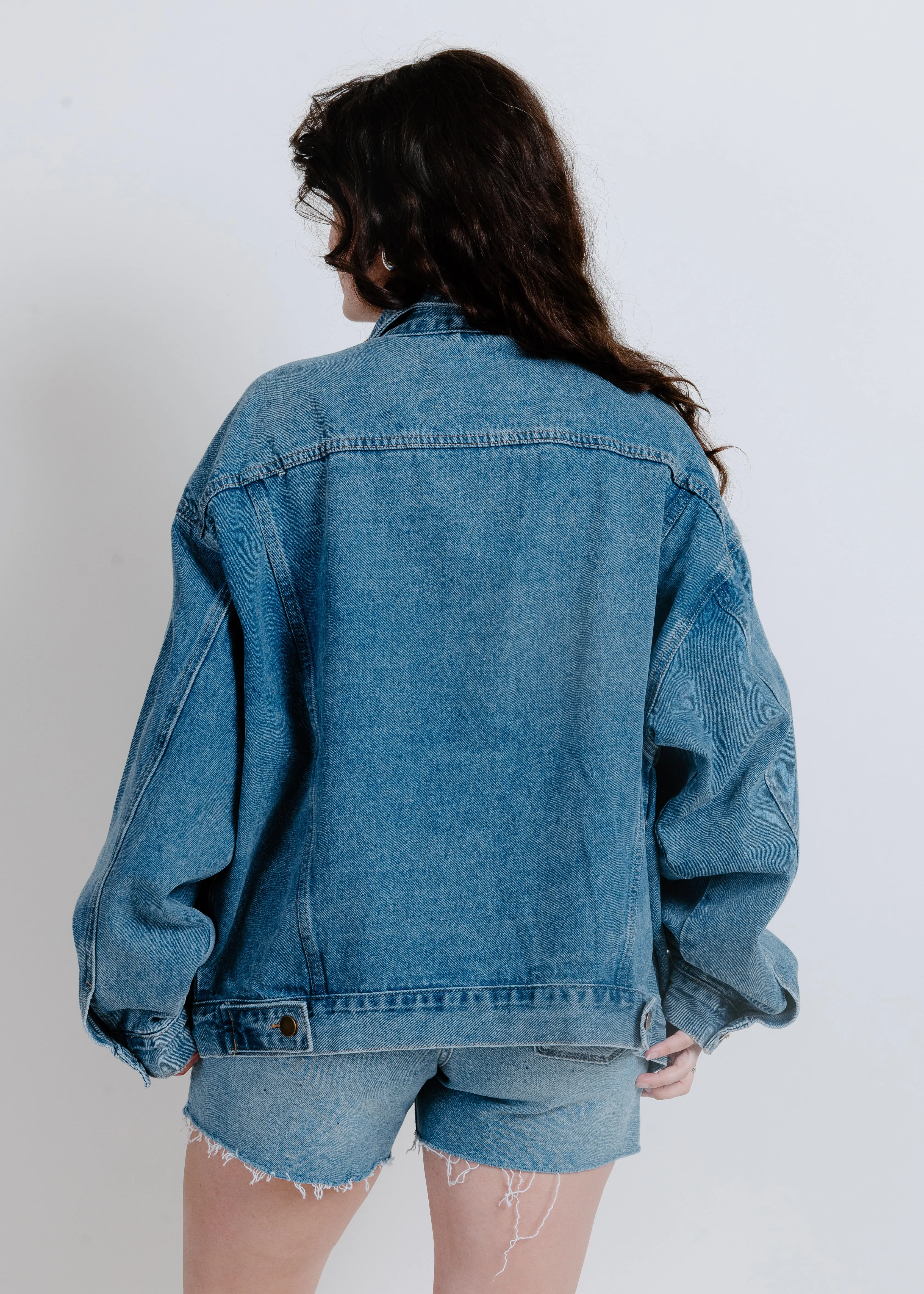Hazel Boxy Denim Jacket sold by Vinnie Louise product image thumbnail 5