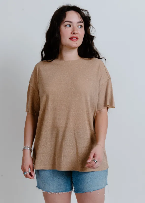 Haley Everyday Tee - Taupe sold by Vinnie Louise